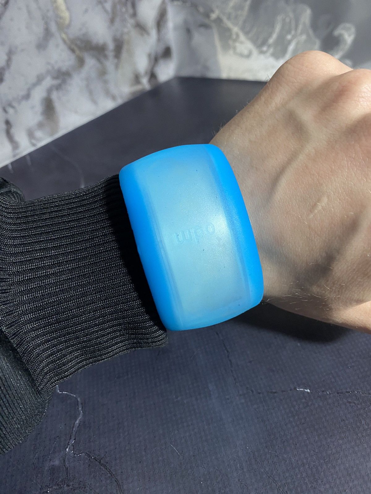 Vintage Digital Watch Blue Silicone Strap Japanese Brand Size ONE SIZE - 5 Thumbnail