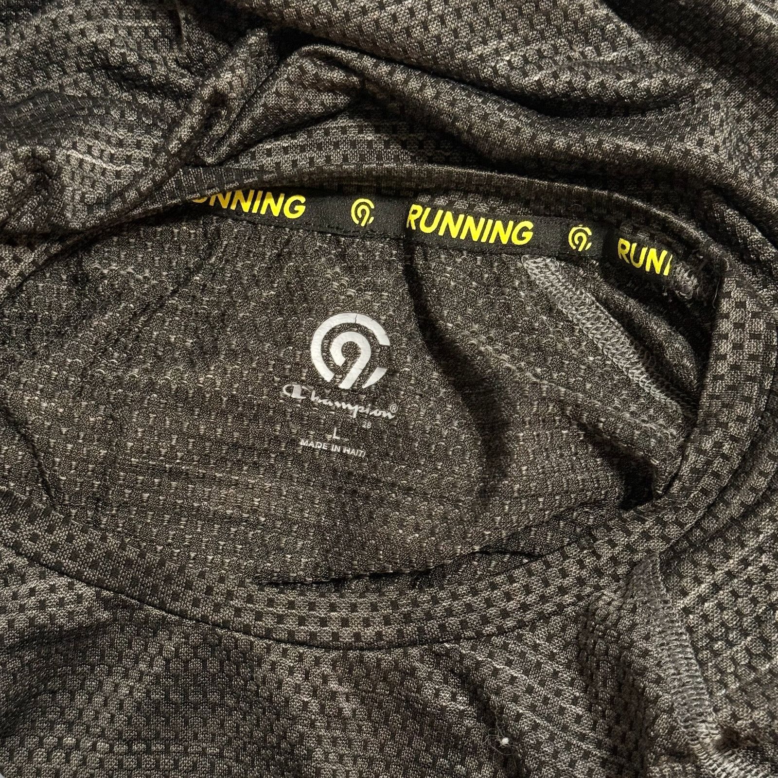 Champion Champion Men’s Black Technical Running Tee | Sz L Size US L / EU 52-54 / 3 - 7 Thumbnail