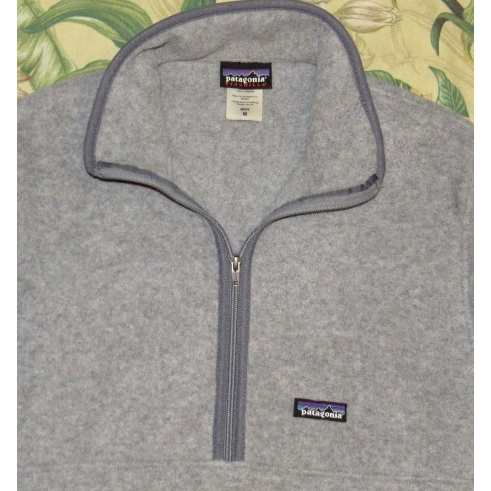 Patagonia Vtg 2006 PATAGONIA Marsupial Fleece Jacket Smoke Grey Medium Size US M / EU 48-50 / 2 - 2 Thumbnail