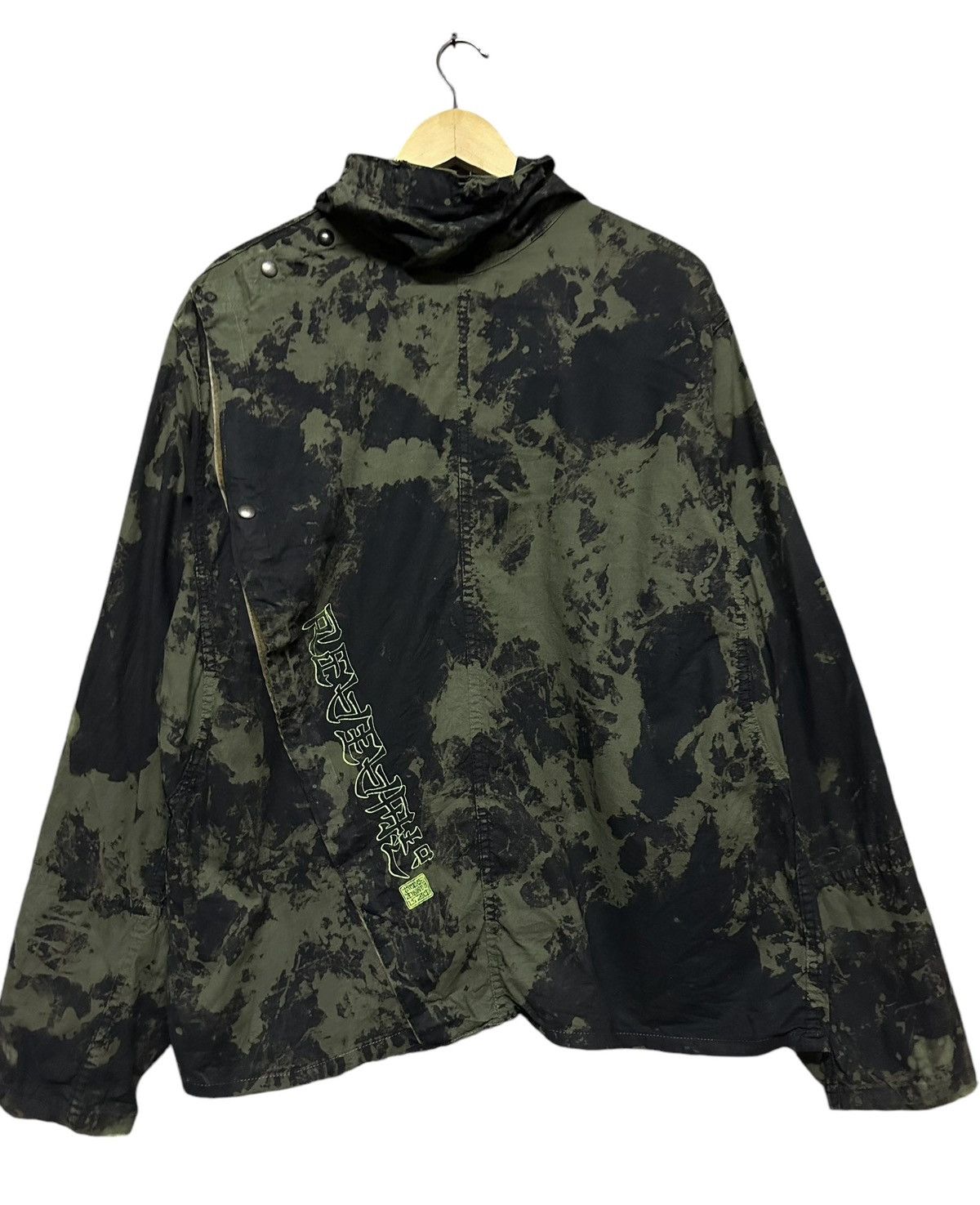 Japanese Brand × Vintage Japanese Brand Urban Camouflage Nerrow Snap Hoodie Jacket Size US L / EU 52-54 / 3 - 3 Thumbnail