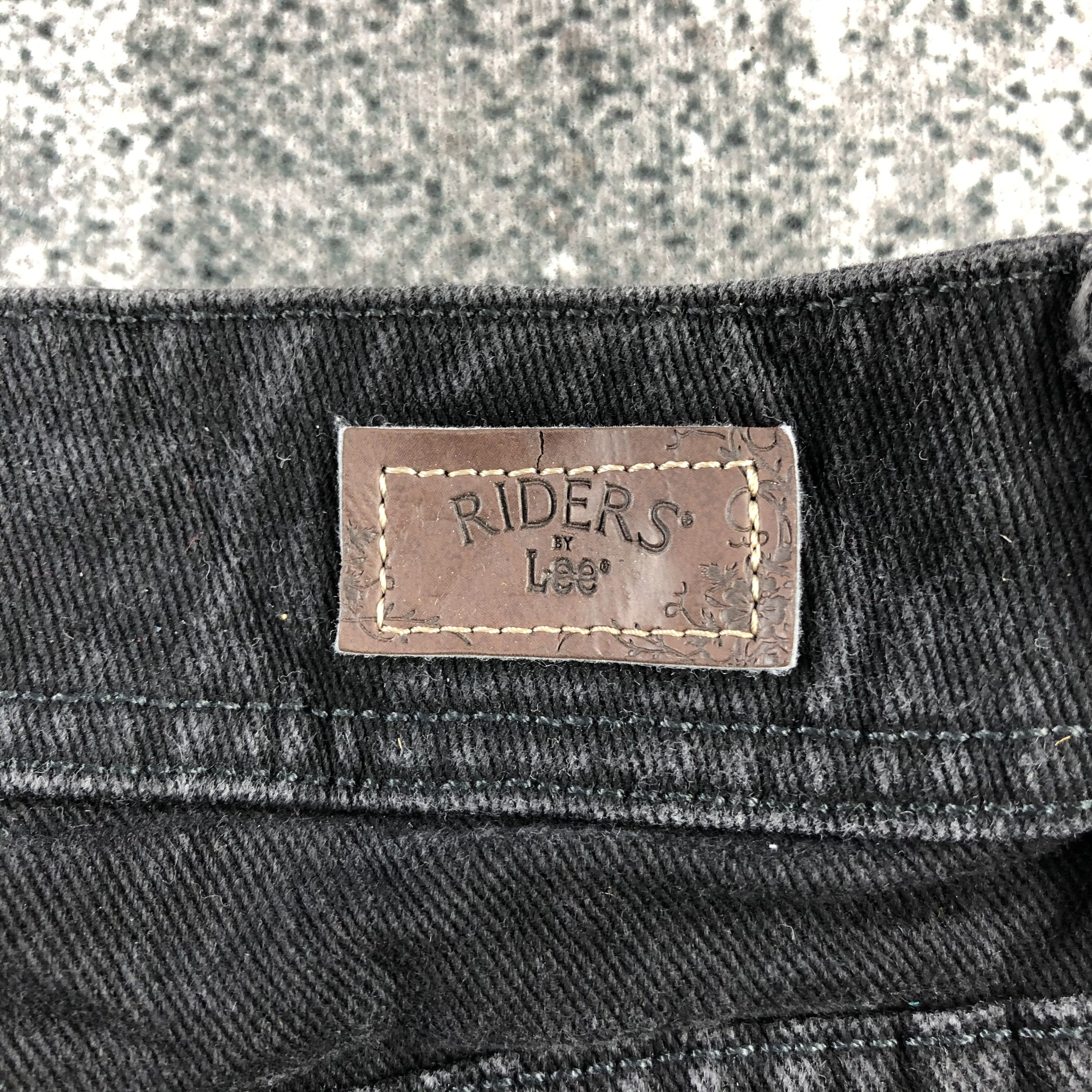 Lee Lee Riders Jeans Black Denim KJ1099 Size US 36 / EU 52 - 5 Thumbnail