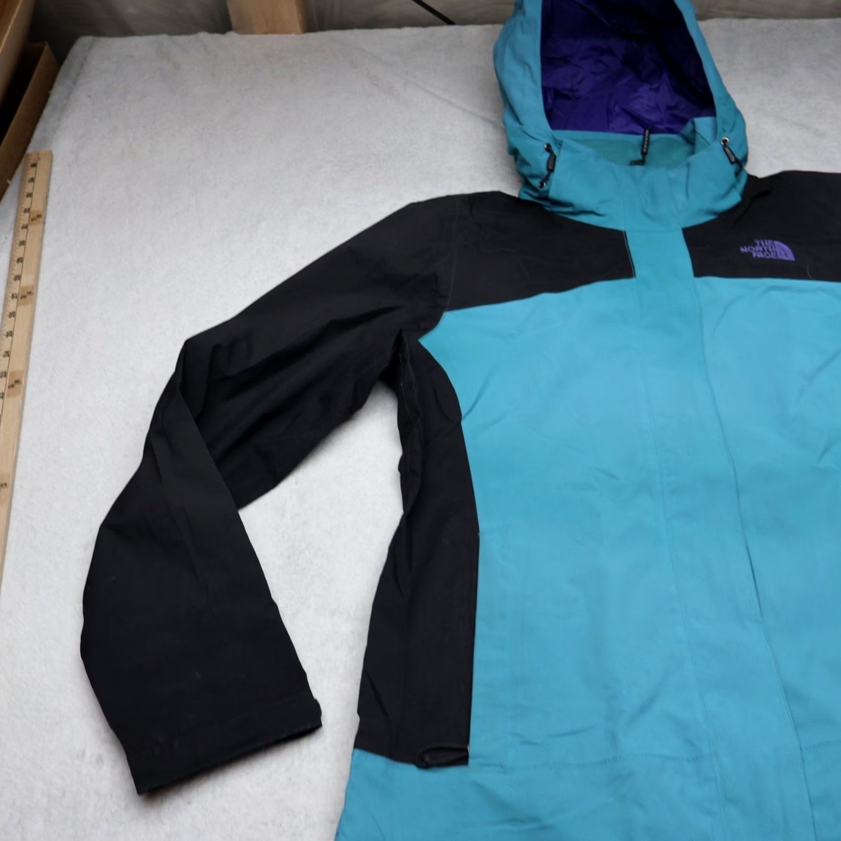 The North Face VINTAGE North Face Jacket Womens Medium Blue Full Zip Ski Outdoor 3in1 Shell Size M / US 6-8 / IT 42-44 - 2 Thumbnail