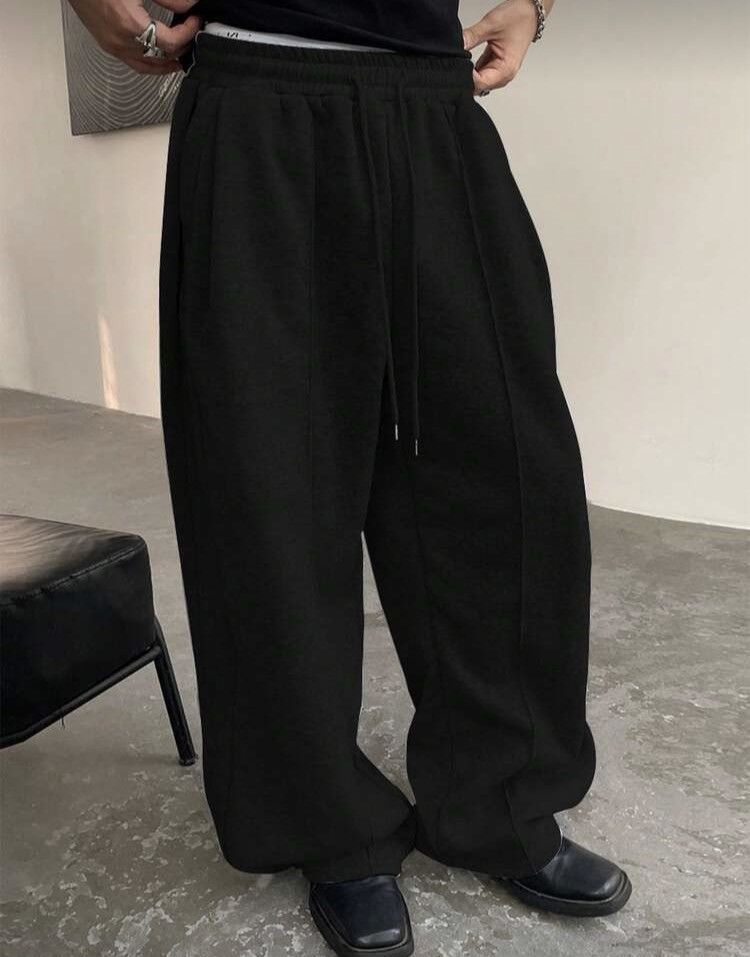 Japanese Brand Baggy Sweatpants - Retro Style Sportswear Fit Size US 29 - 2 Thumbnail