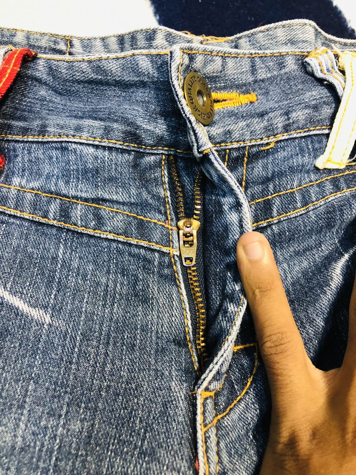 Japanese Brand × Jean Authentic Style Double Waist (1) Size US 34 / EU 50 - 10 Thumbnail