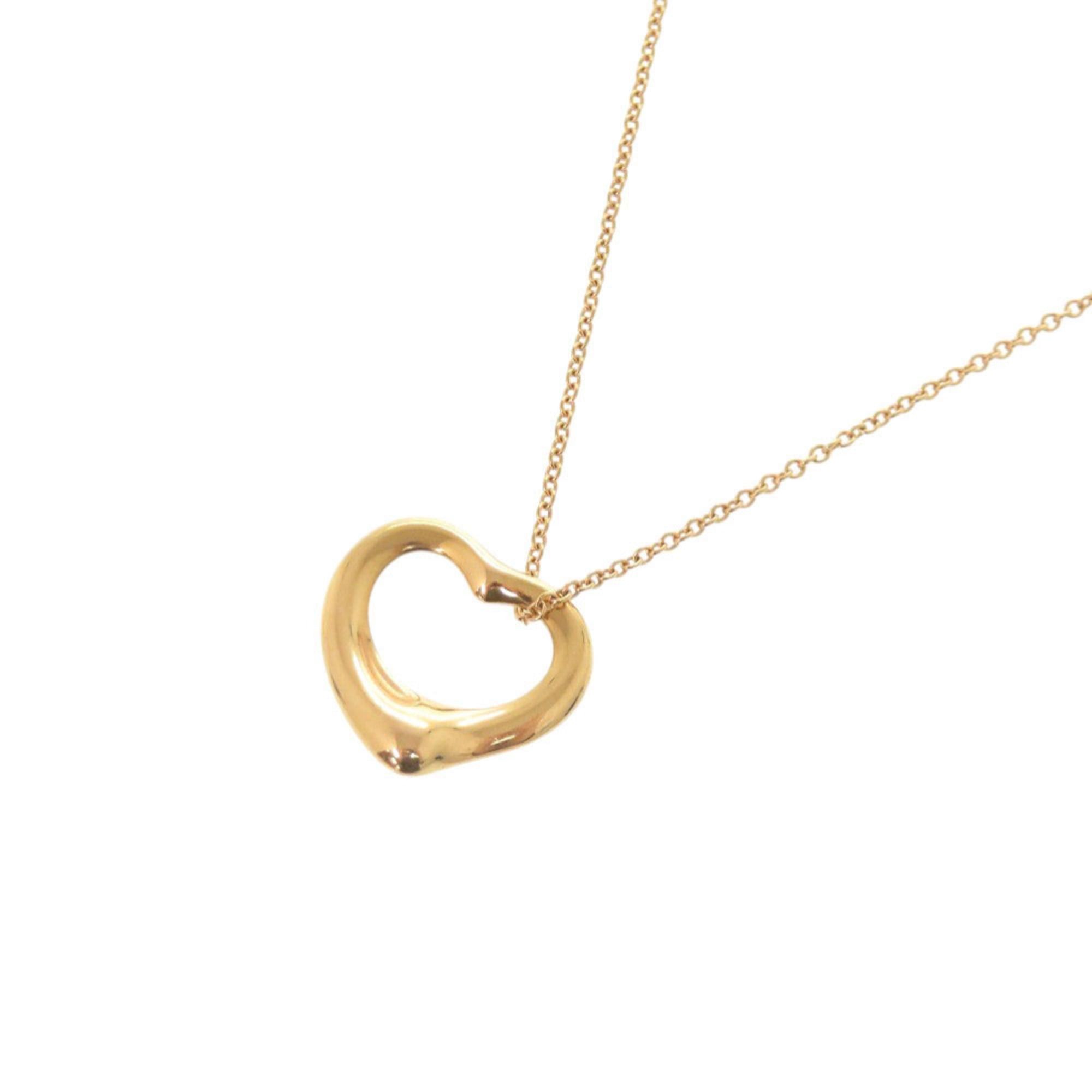 Tiffany & Co. Like New Tiffany & Co. Open Heart Necklace Pendant in 18KPG, 18KKYG, 750PG, and 750YG Pink Gold Yellow Gold. (Item No. 1626) Size ONE SIZE - 1 Thumbnail