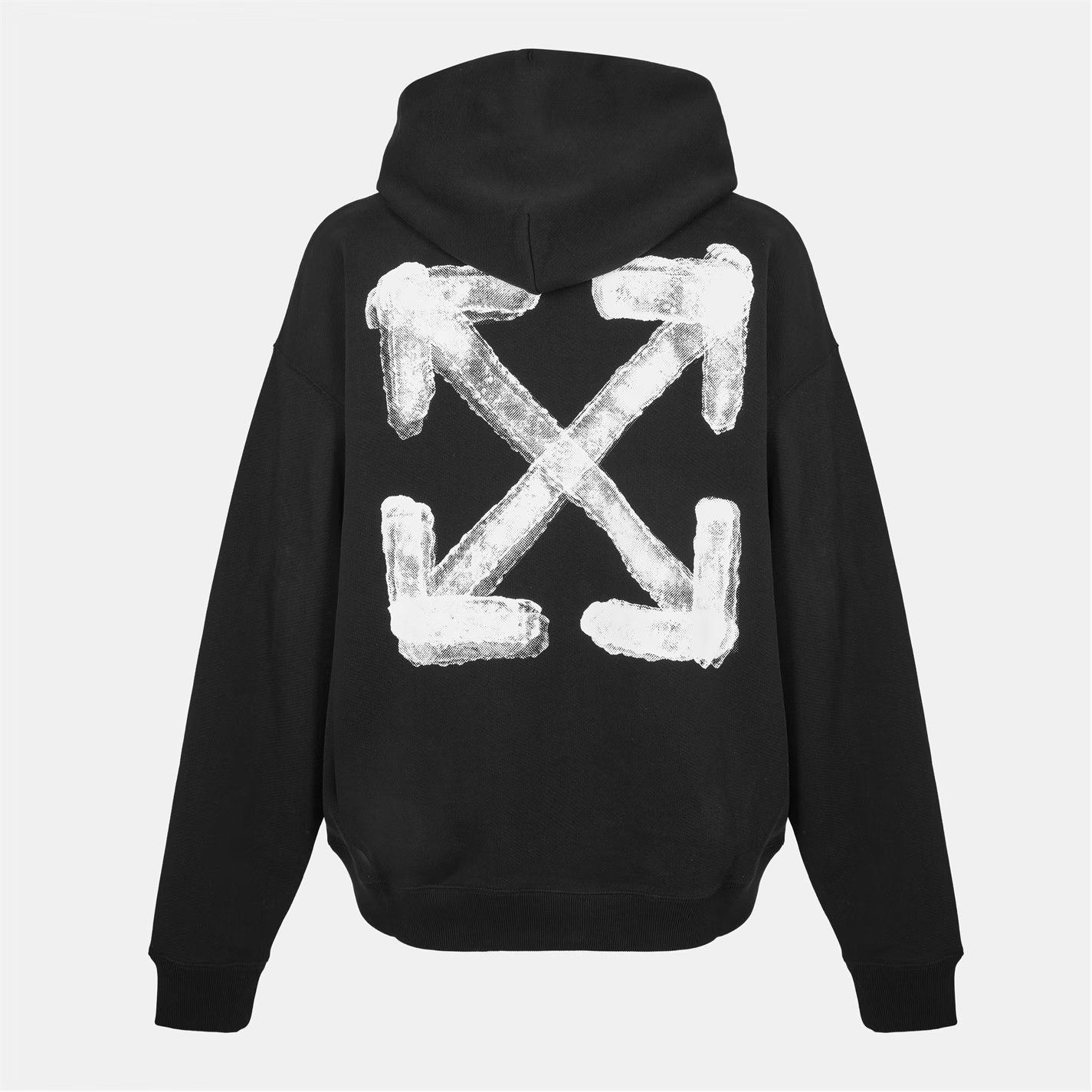 Off-White o1g2r1mq0226 Skate Pull Over Hoodie In Black Size US XL / EU 56 / 4 - 2 Thumbnail