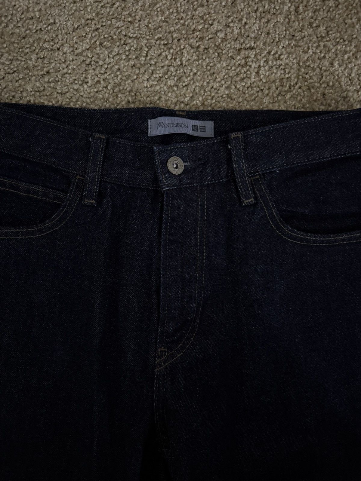 JW Anderson × Uniqlo Straight Jeans Size US 29 - 2 Thumbnail
