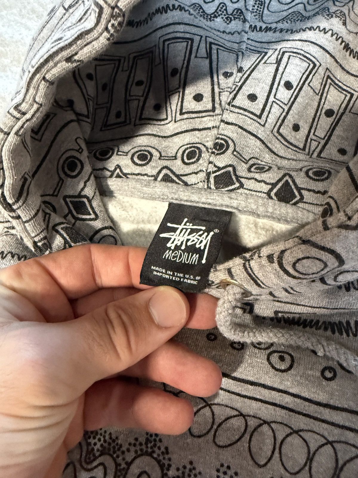 Stussy Stussy all over print sweatshirt Size US M / EU 48-50 / 2 - 4 Thumbnail