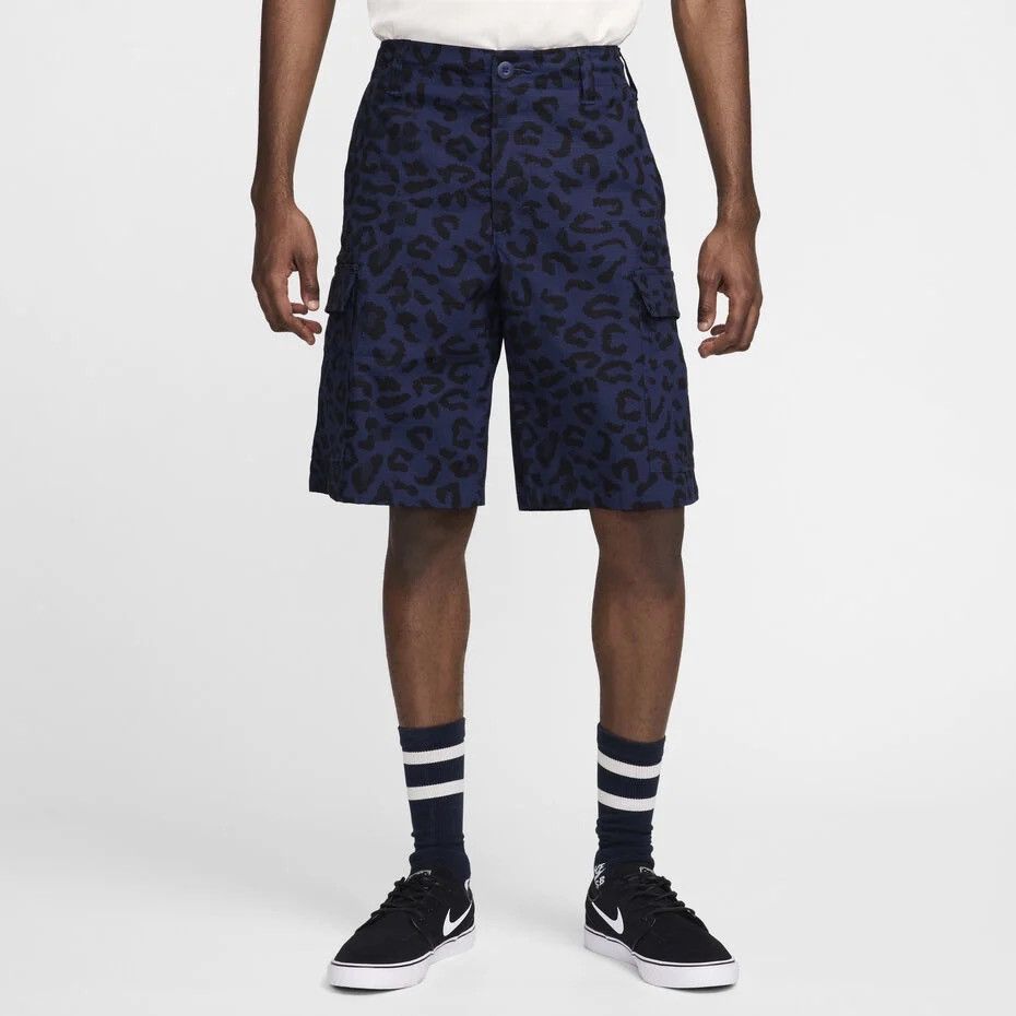 Nike Nike SB Kearny Cargo Allover Print Skate Shorts Navy Size US 30 / EU 46 - 8 Thumbnail