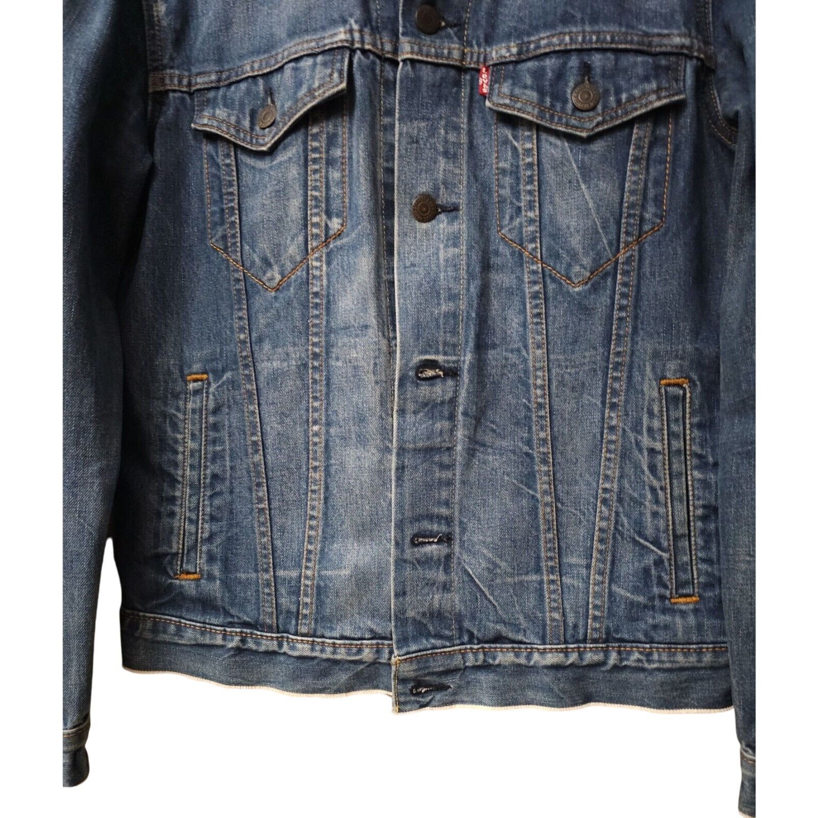 Levi's Levis Jacket Trucker Type 3 Modern Button Up Jean Denim Size US M / EU 48-50 / 2 - 6 Thumbnail