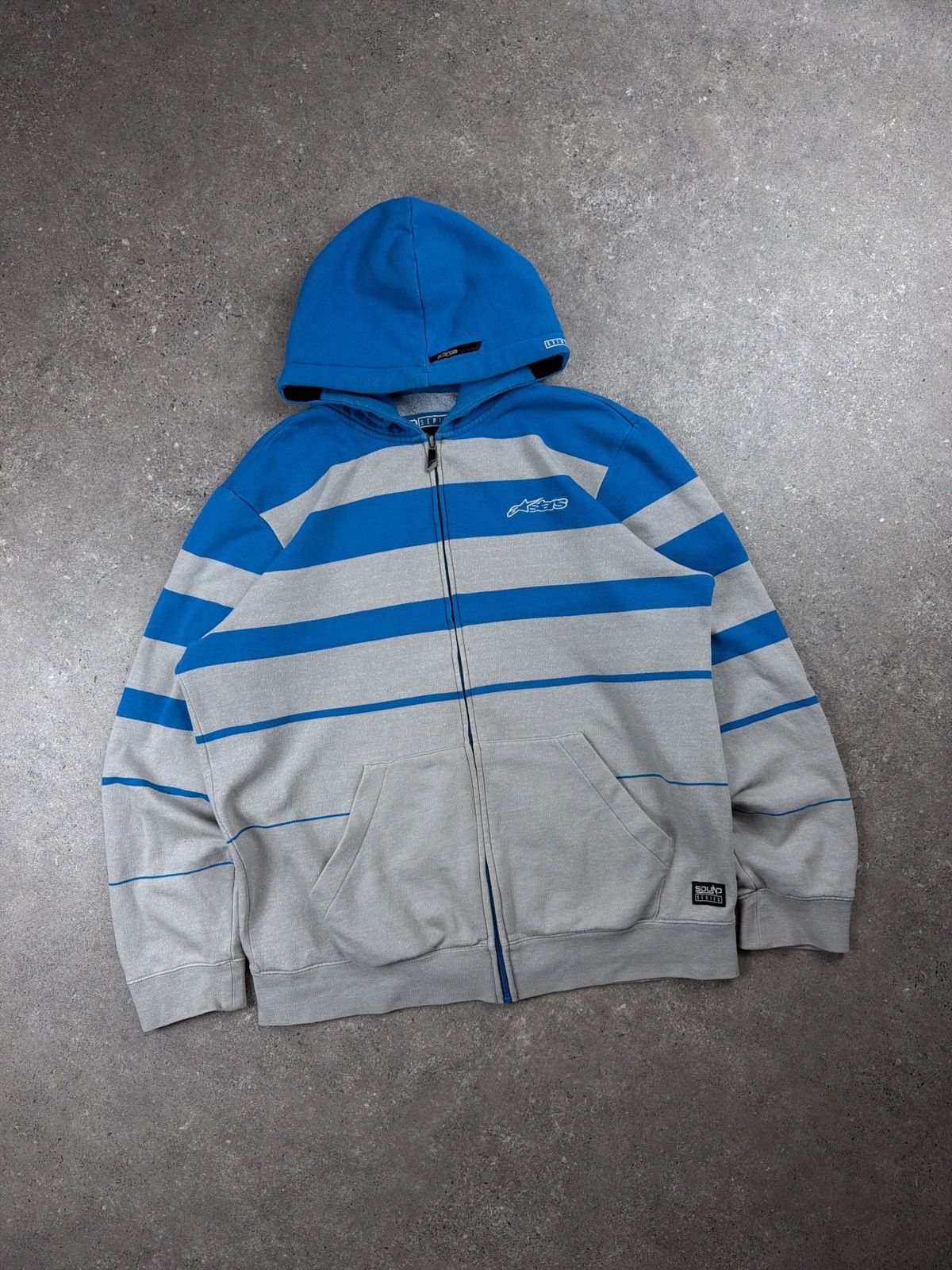 Alpinestars Vintage Y2K Alpinestars Racing Spellout & Logo Grunge Hoodie Size US L / EU 52-54 / 3 - 1 Thumbnail