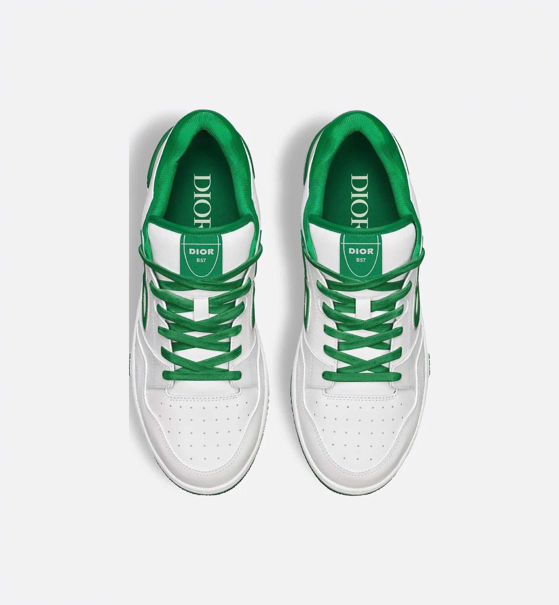 Dior os11x1225 B57 Low-Top Sneakers in White/Green Size US 11 / EU 44 - 5 Thumbnail