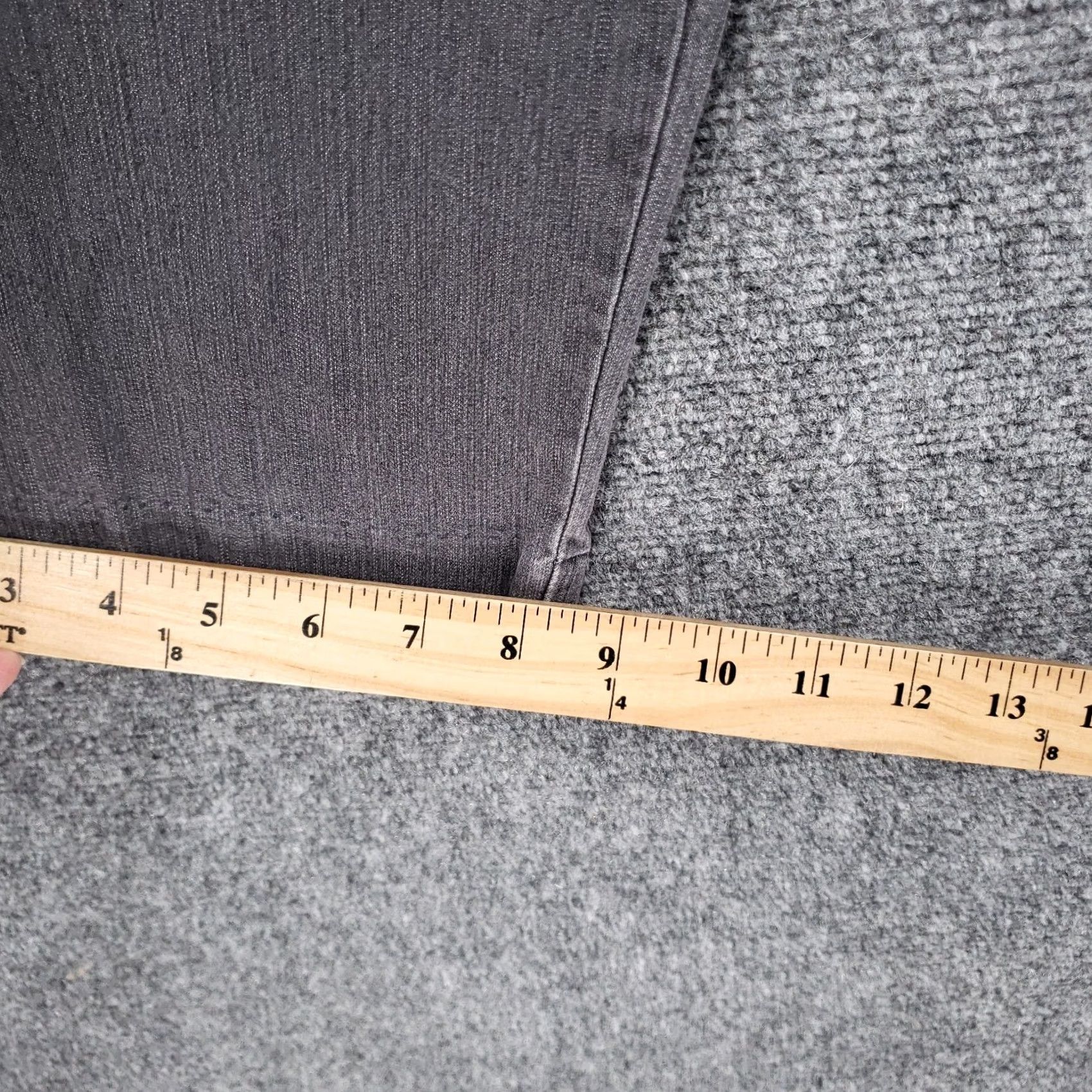 Avenue Avenue Jeans Womens 24 Gray High Rise Stretch Medium Wash Denim Pull On NEW Size 42" / US 20 - 4 Thumbnail