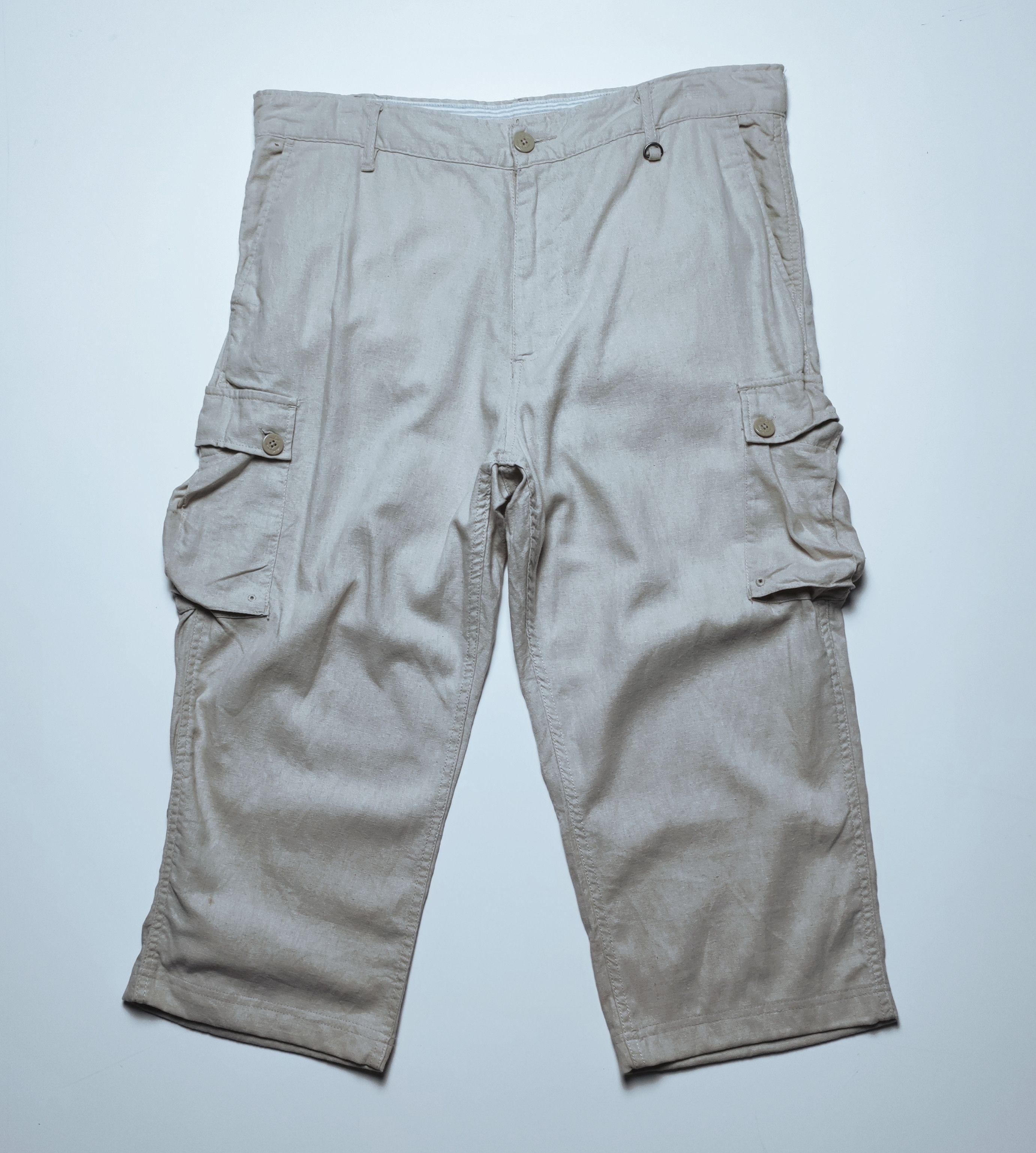 Global Work Multipocket Cargo Casual 3/4 Short Pants