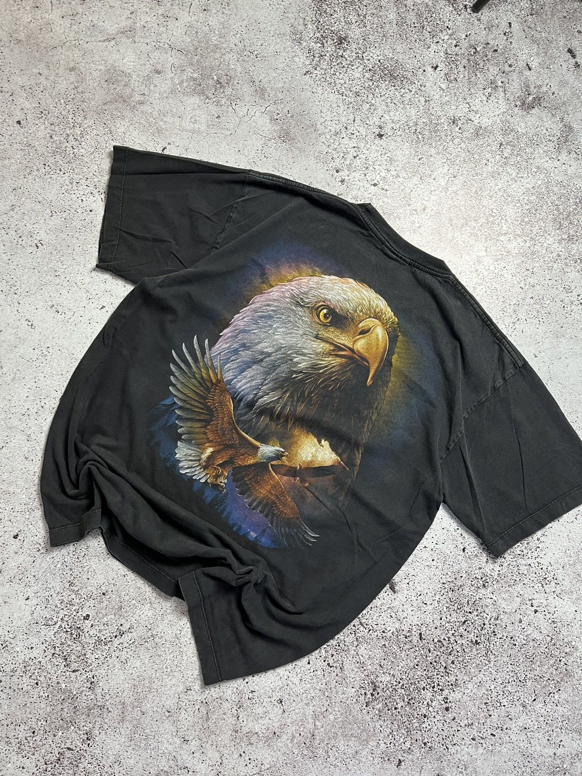 Vintage 🦅🇺🇸Vintage Eagle T-Shirt USA 1990’s Size US XL / EU 56 / 4 - 6 Thumbnail