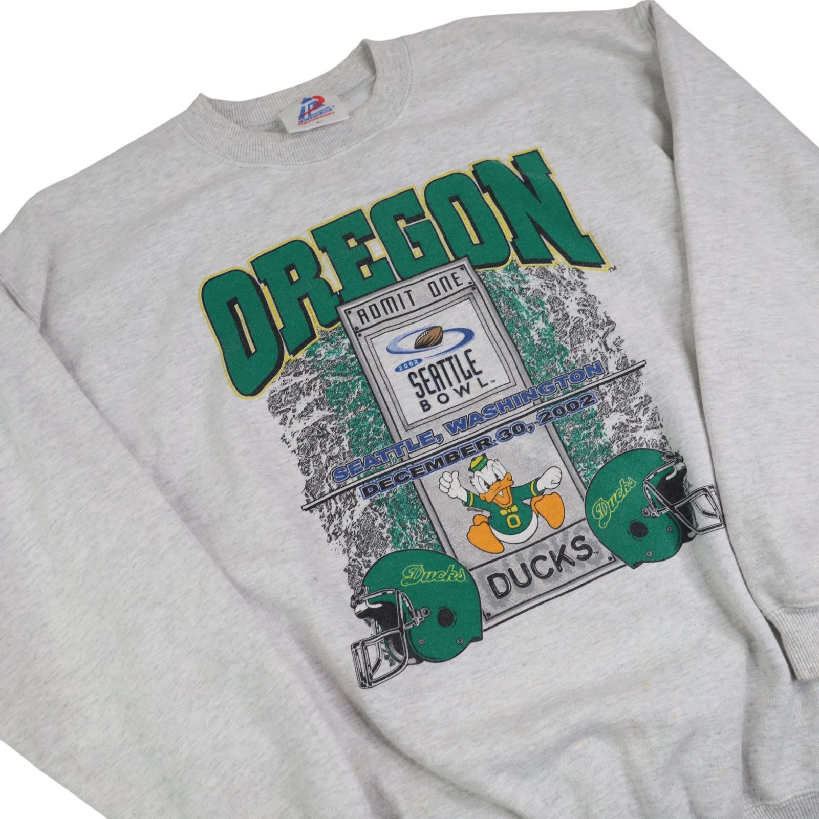 Vintage VTG 2002 Univeristy of Oregon Seattle Bowl Sweatshirt Size US L / EU 52-54 / 3 - 3 Thumbnail