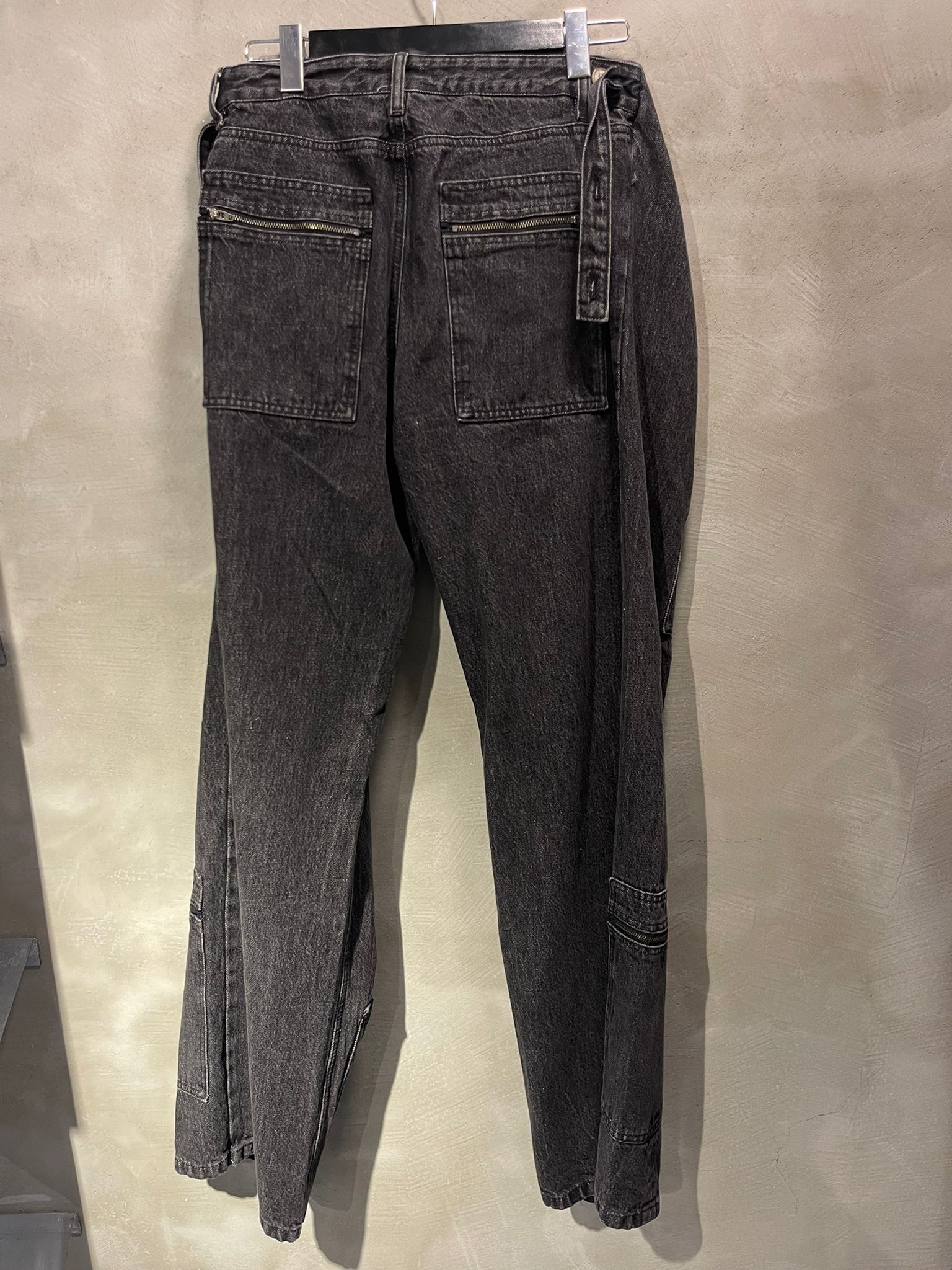 Y/Project Y/Project Pilot Pop-Up Denim Black Jeans Size US 30 / EU 46 - 2 Thumbnail