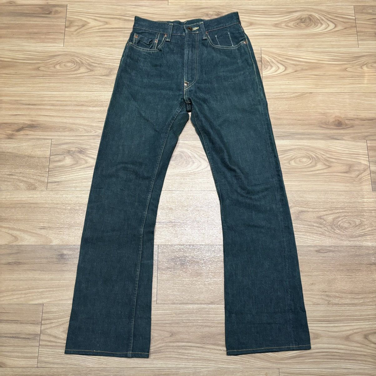 Kapital Kapital No.4 Selvedge Buckle Back Selvedge Jeans Size US 27 - 2 Thumbnail