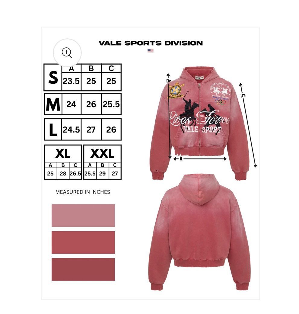 Vale Vale Rockefeller Red Zip Up Hoodie Size US XL / EU 56 / 4 - 5 Thumbnail