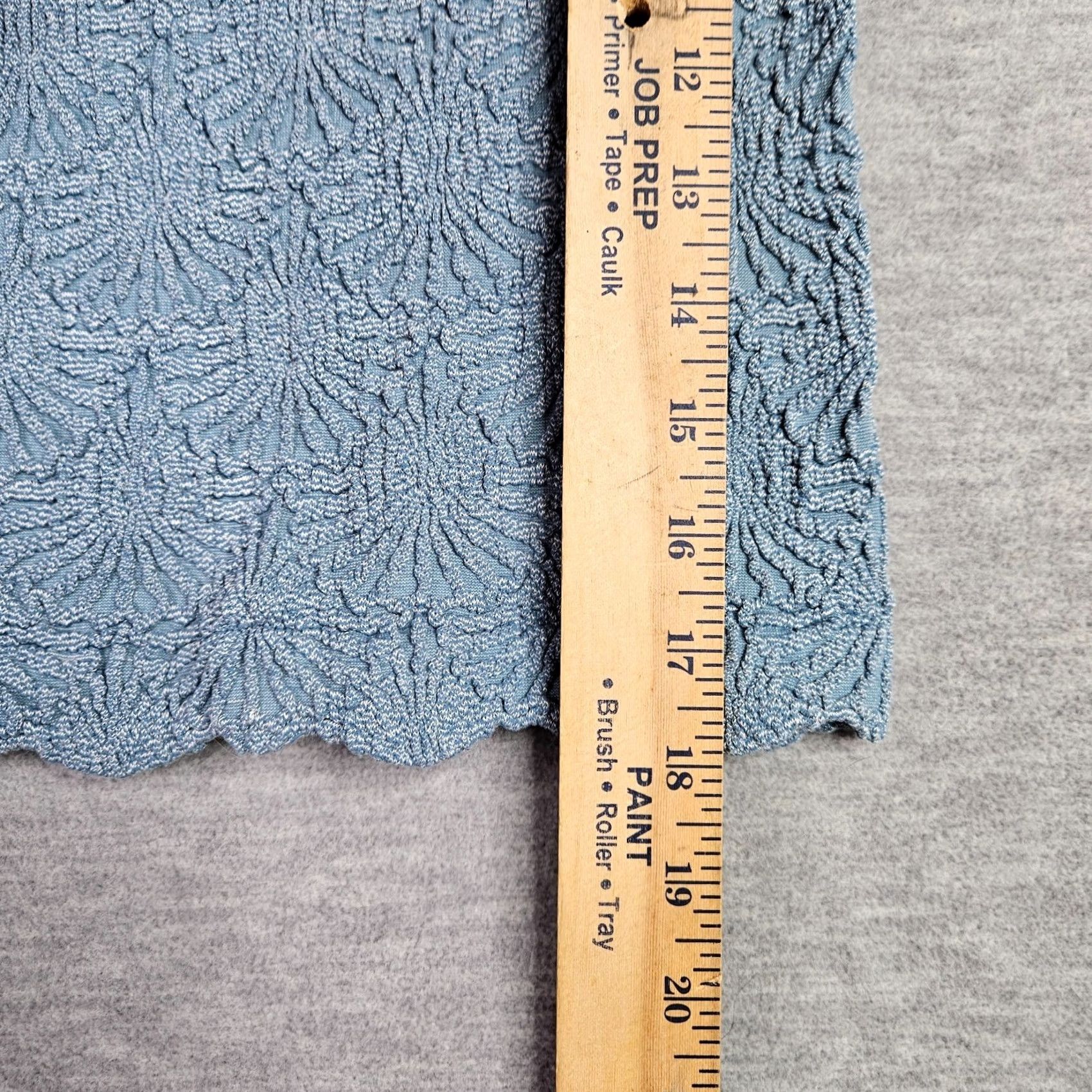 Free People Free People Tank Top Shirt Womens XS/S Blue Textured Stretch Sleeveless Modal Nylon Spandex Tank Size XS / US 0-2 / IT 36-38 - 4 Thumbnail