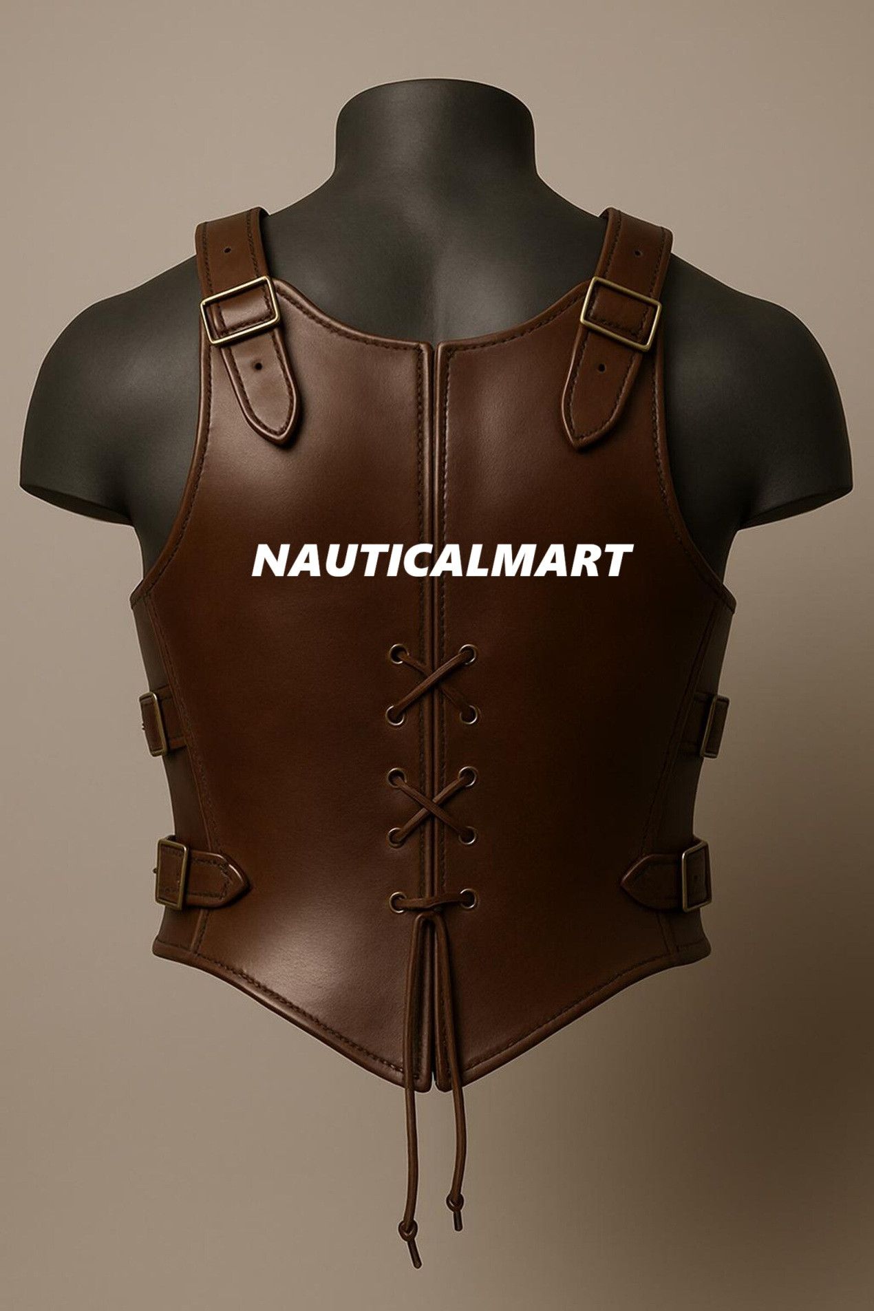 Other Handcrafted Leather Cuirass Armor, Size ONE SIZE - 2 Thumbnail