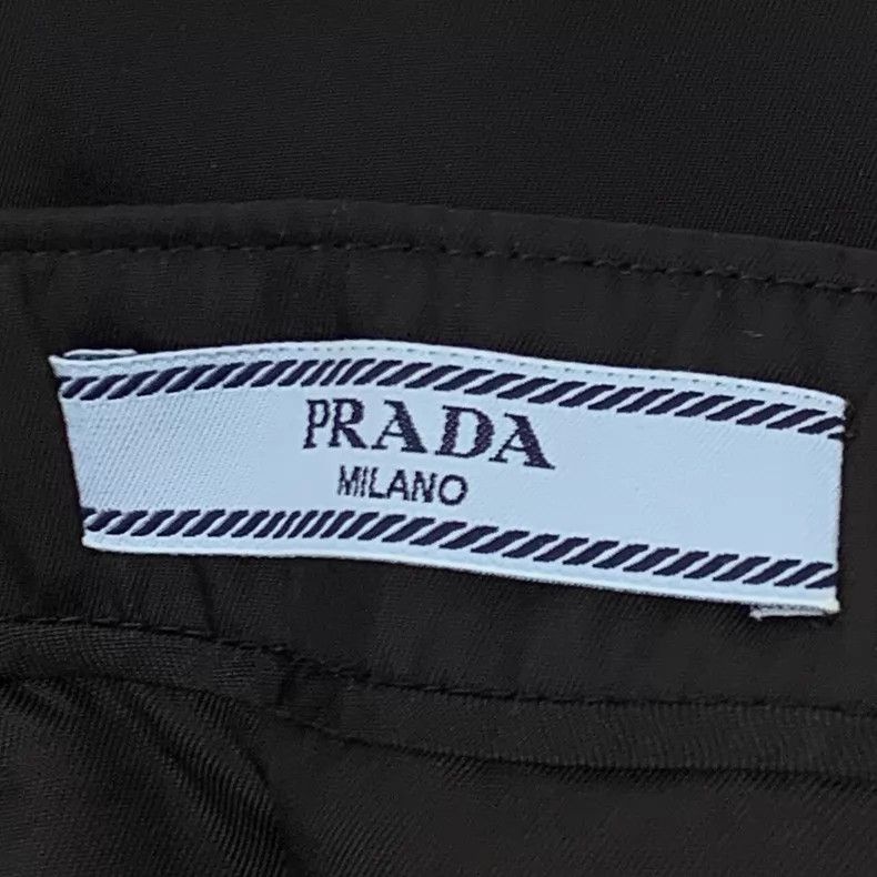 Prada Prada Black triangle nylon casual skirt Size 25" / US 0 / IT 36 - 7 Thumbnail