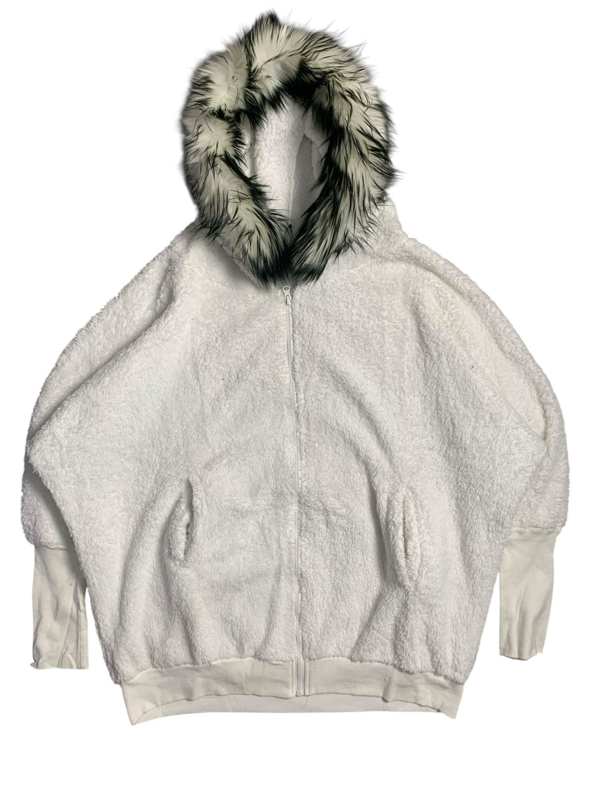 20471120 MKR FAUX FUR MOHAIR HOODIE IFSIX LGB BEAUTY BEAST STYLE Size US XXL / EU 58 / 5 - 1 Thumbnail