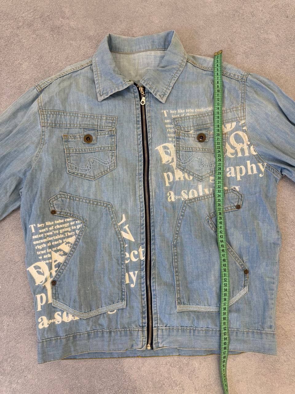 14th Addiction Affliction style Denim Jacket Blue Classic Fit Y2K gothic Size US M / EU 48-50 / 2 - 9 Thumbnail