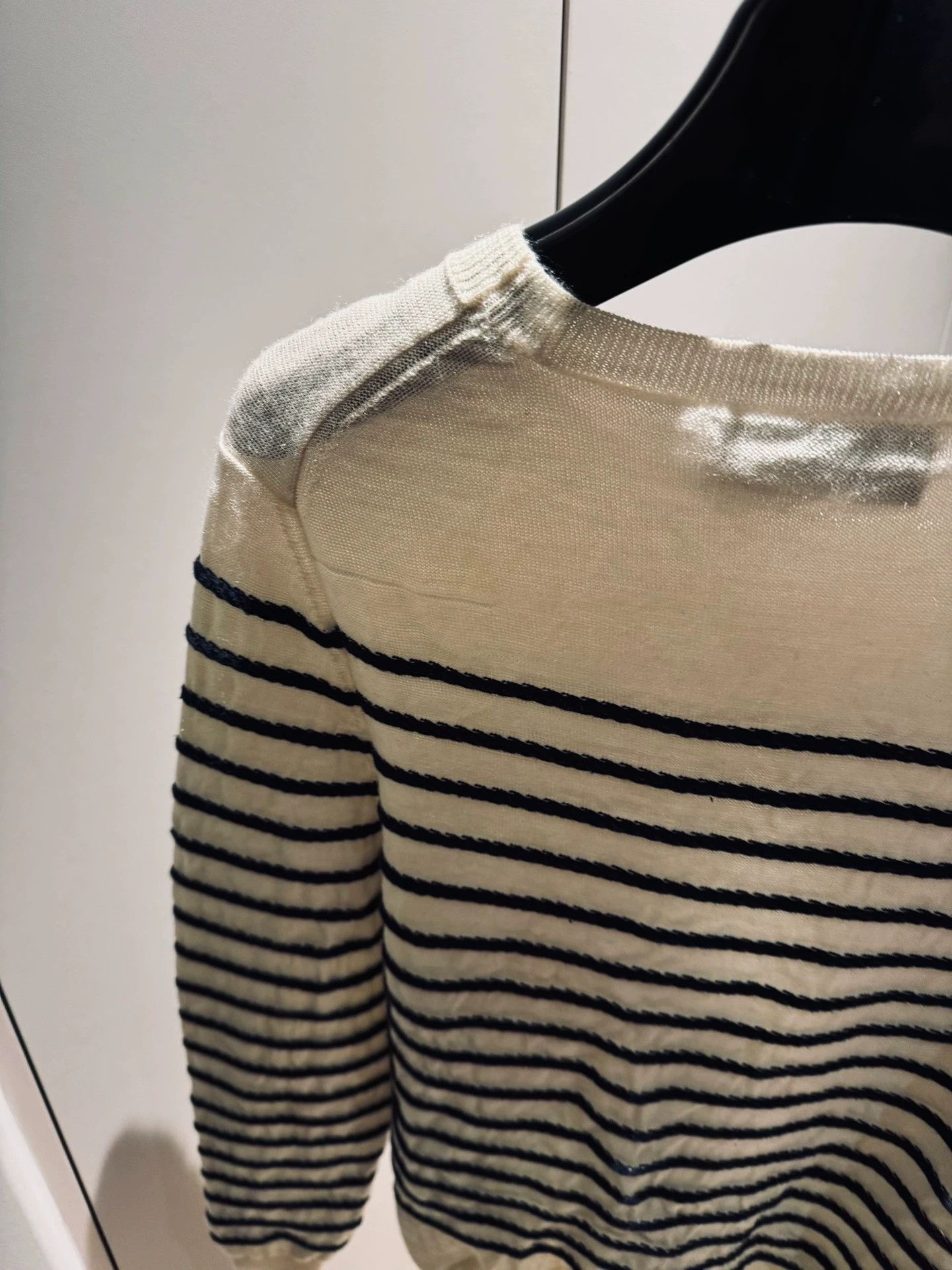 Dior DiorHomme 09SS Striped Wool Blend Shirt 44 Hedi Slimane Size US S / EU 44-46 / 1 - 3 Thumbnail