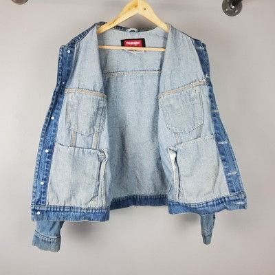 Wrangler Wrangler HERO Blue Denim Trucker Jacket Size Large Size US L / EU 52-54 / 3 - 3 Thumbnail