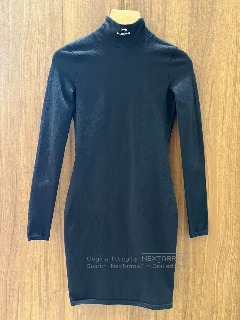 Balenciaga Balenciaga Black high-neck dress Size XS / US 0-2 / IT 36-38 - 1 Thumbnail