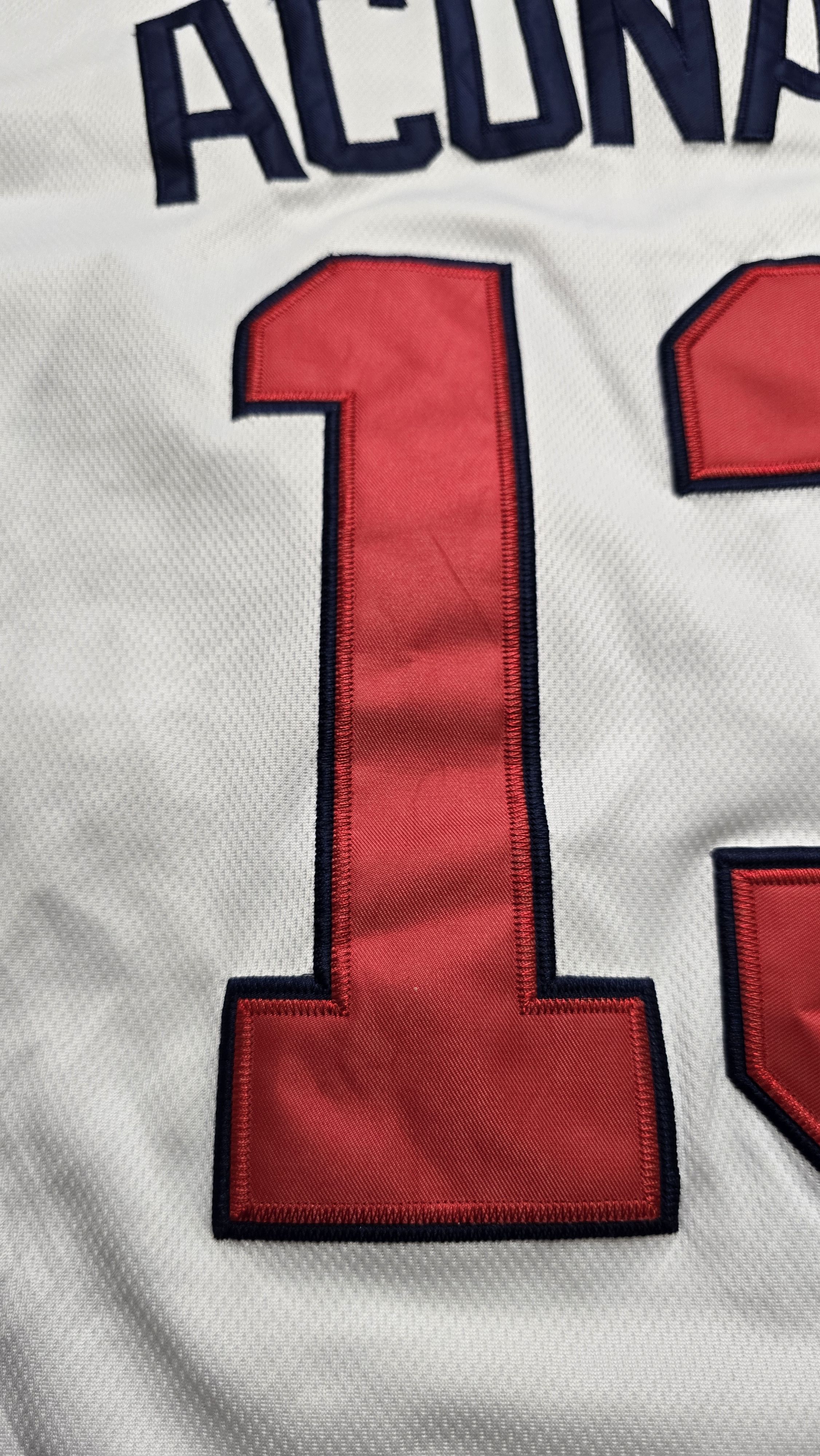 Majestic Atlanta Braves Ronald Acuña Jr. #13 MLB Baseball Jersey Size US XXL / EU 58 / 5 - 5 Thumbnail