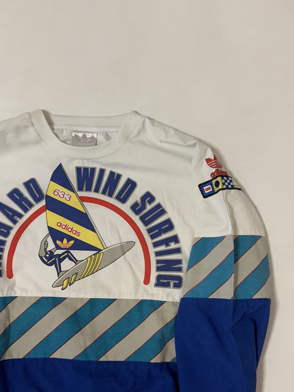 Adidas × Vintage ! RARE ! Vintage 80S' Adidas Vanguard windsurfing Ice Cube Size US L / EU 52-54 / 3 - 3 Thumbnail