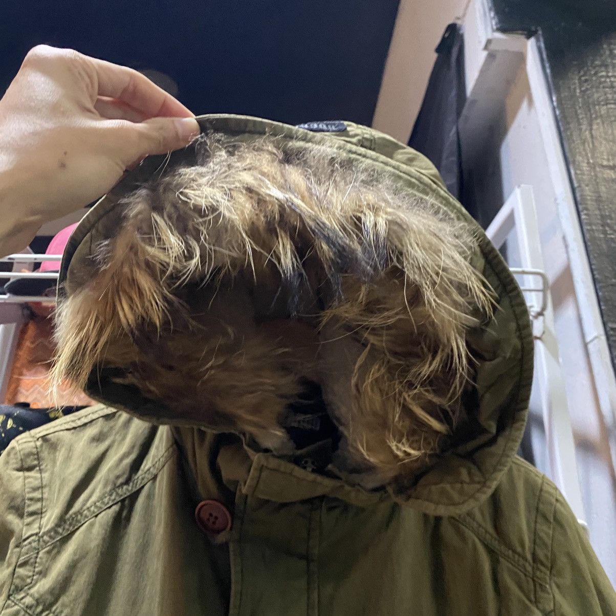 BUCKAROO Buckaroo olive green parka jacket with a faux-fur trim hood Size US M / EU 48-50 / 2 - 16 Thumbnail