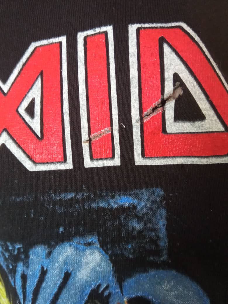 Iron Maiden × Vintage vintage 1990 Iron Maiden no prayer for the dying thrasher Size US XL / EU 56 / 4 - 5 Thumbnail