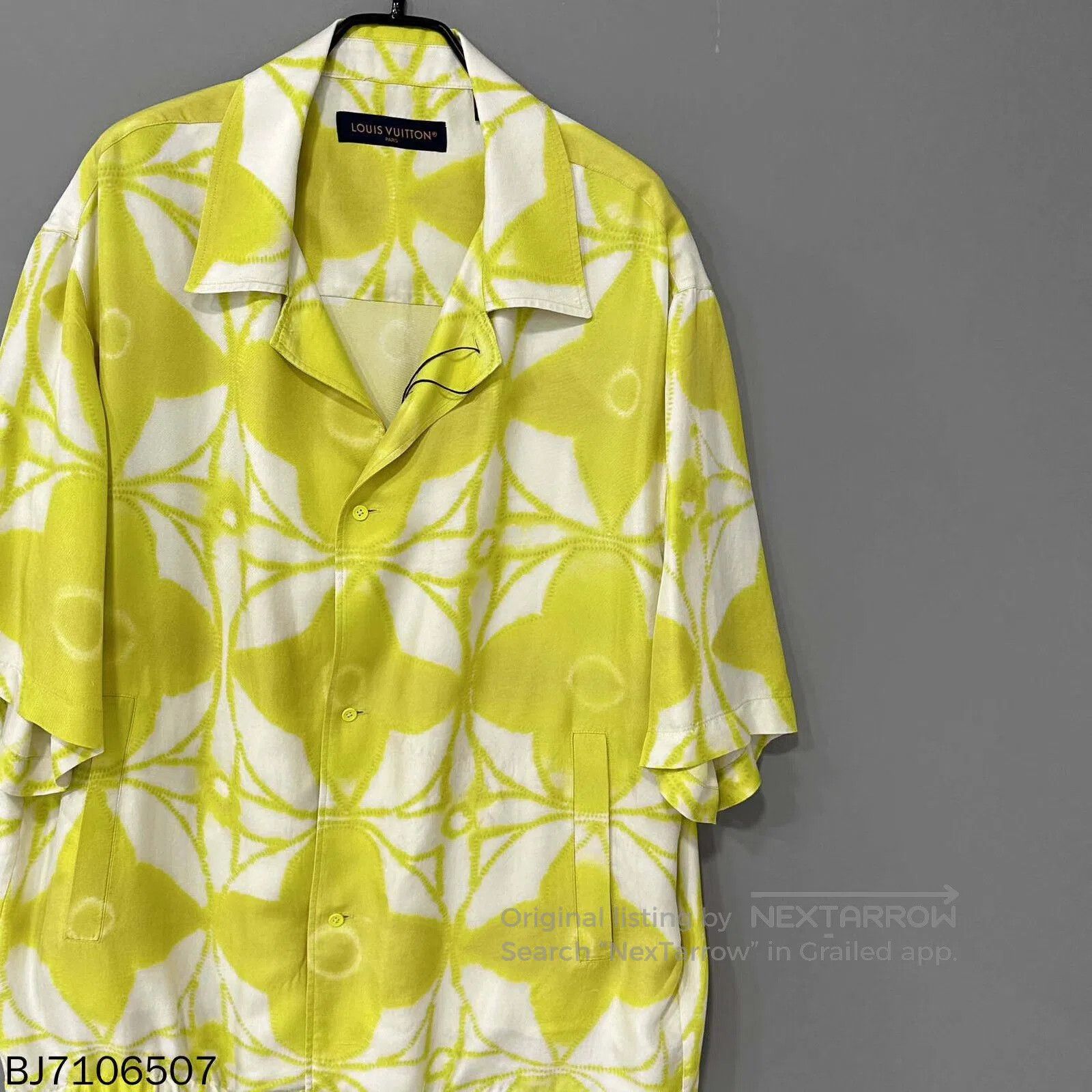 Louis Vuitton yellow short sleeve shirt by Louis Vuitton. Size US XL / EU 56 / 4 - 4 Thumbnail