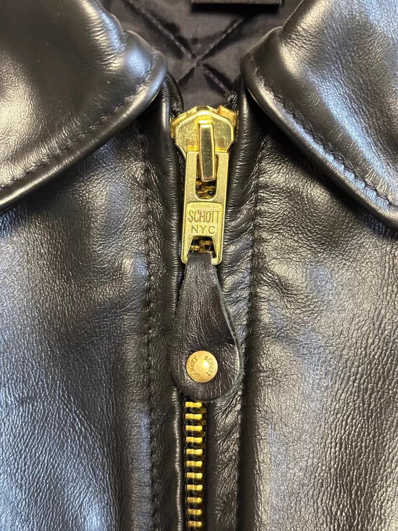 Schott Schott 689H Horsehide Biker Jacket Size US XL / EU 56 / 4 - 8 Thumbnail