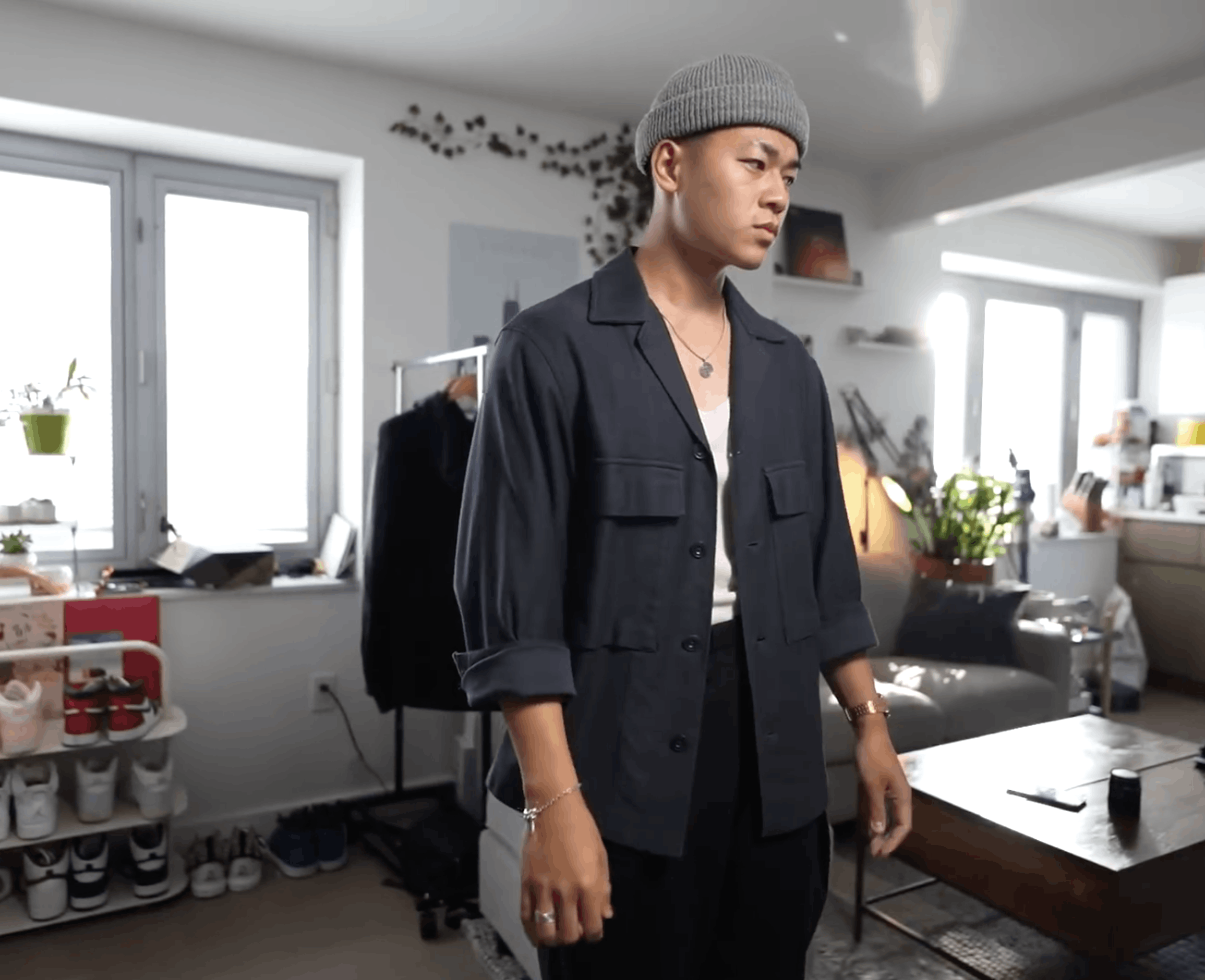 Christophe Lemaire × Lemaire × Uniqlo Uniqlo U SS21 Jersey Shirt Jacket / Navy / Medium Size US M / EU 48-50 / 2 - 2 Thumbnail