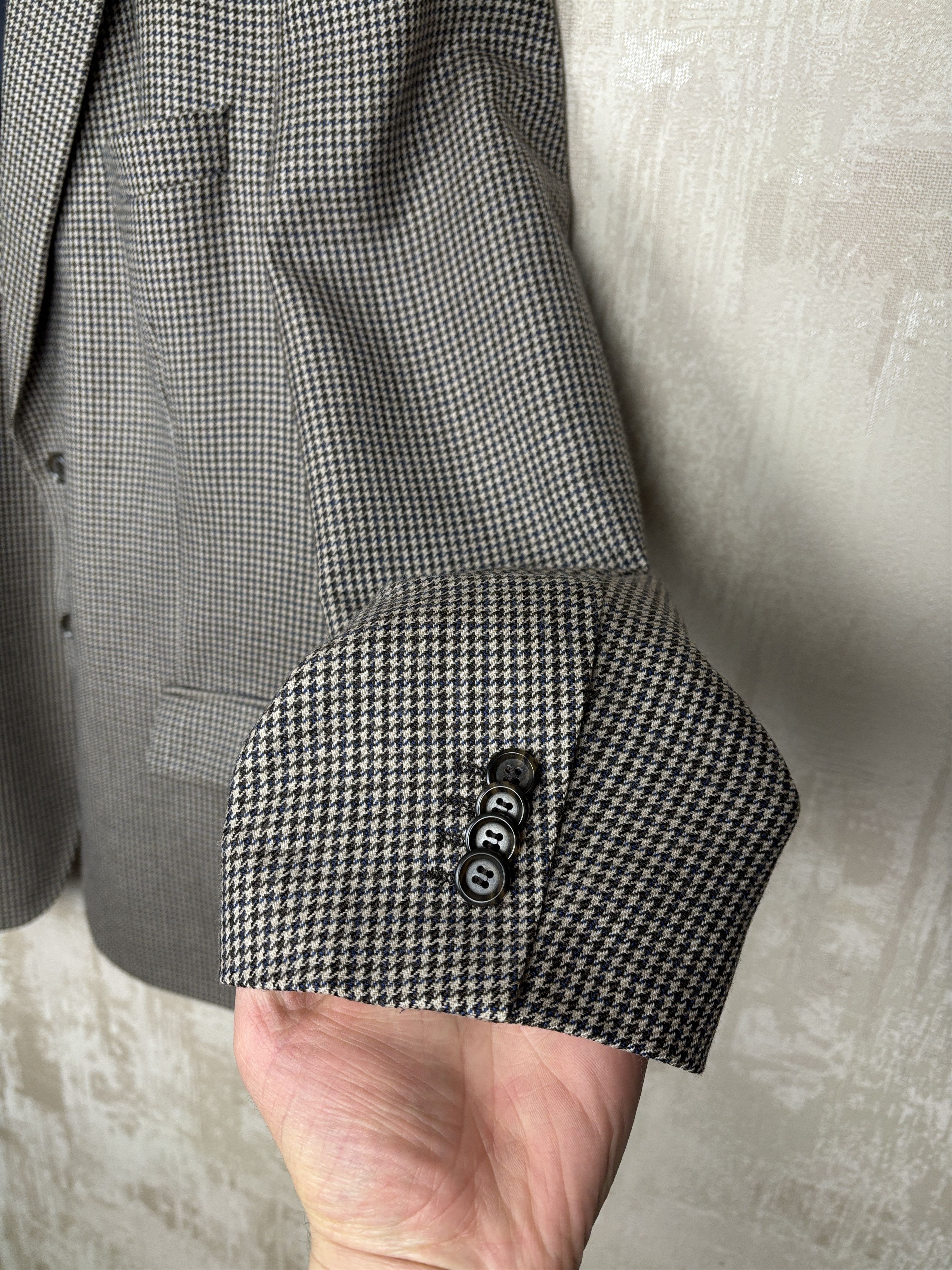 Marks & Spencer Marks and Spencer Wool Houndstooth Blazer Lanificio Campore Size 46R - 8 Thumbnail