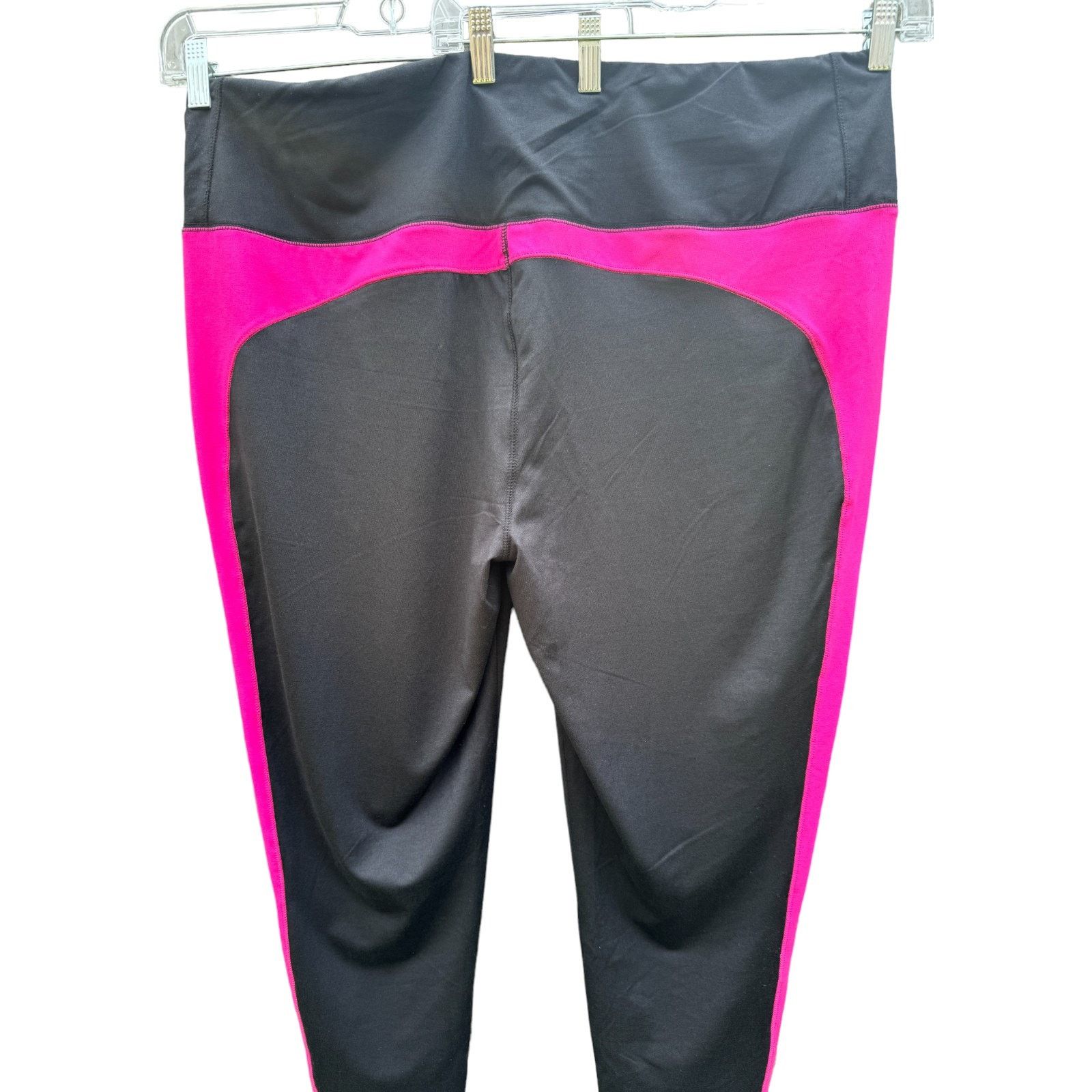 Other Belle Body by Kim Gravel Colorblock Leggings Black 2X Size 40" / US 18 - 4 Thumbnail