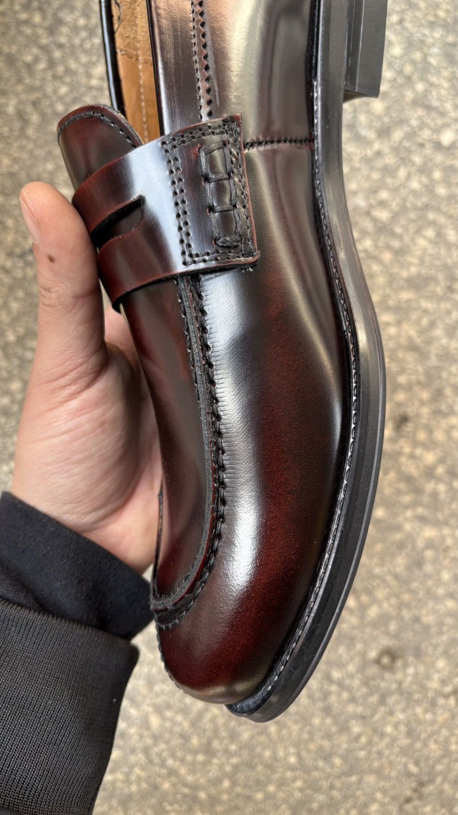 Other Handcrafted Italian Penny Loafer 9,5 – Bordeaux Elegance Size US 9.5 / EU 42-43 - 7 Thumbnail