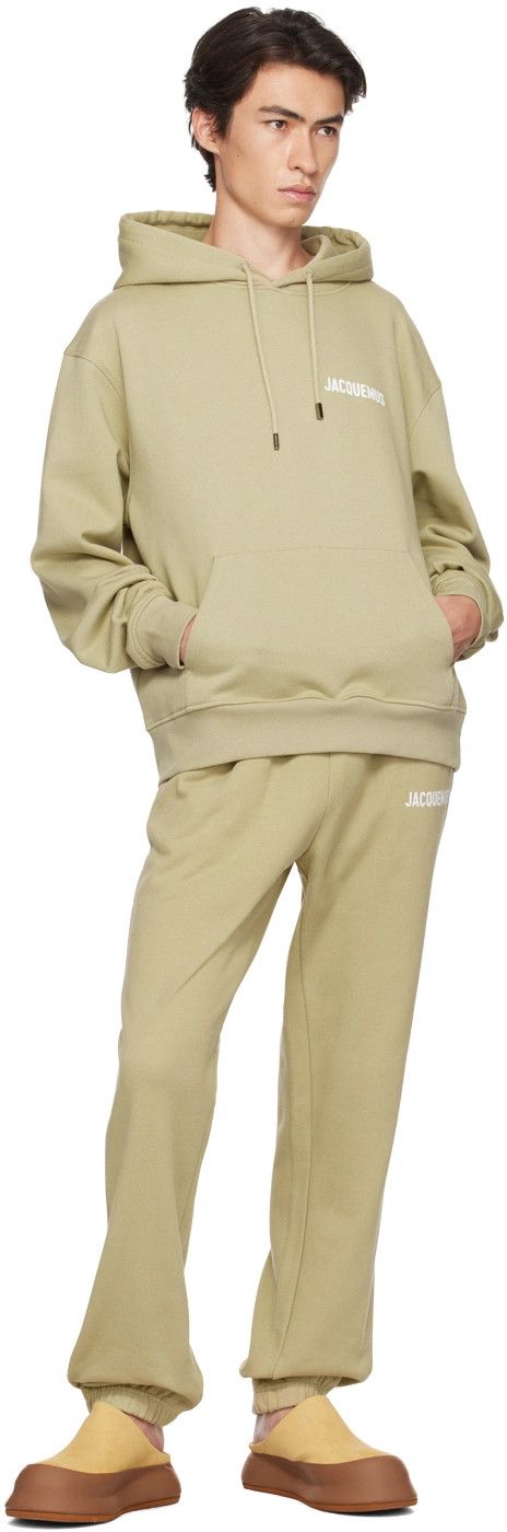 Jacquemus o1mle0526 Le Jogging Sweatpants & Joggers in Light khaki Size US 34 / EU 50 - 4 Thumbnail