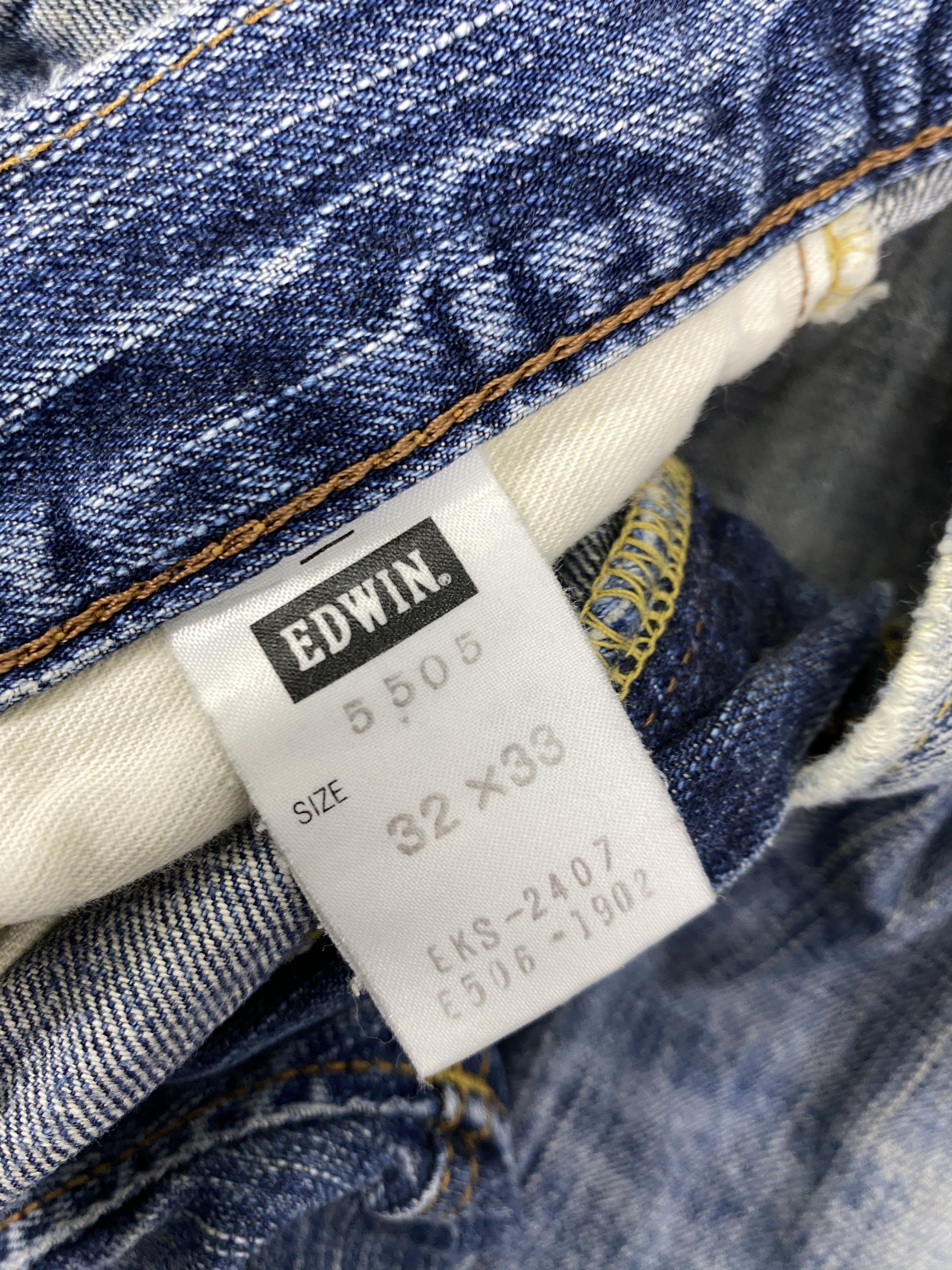 Edwin DISTRESSED EDWIN 505Z SELVEDGE FADED 31x29 - JN3286 Size US 31 - 10 Thumbnail