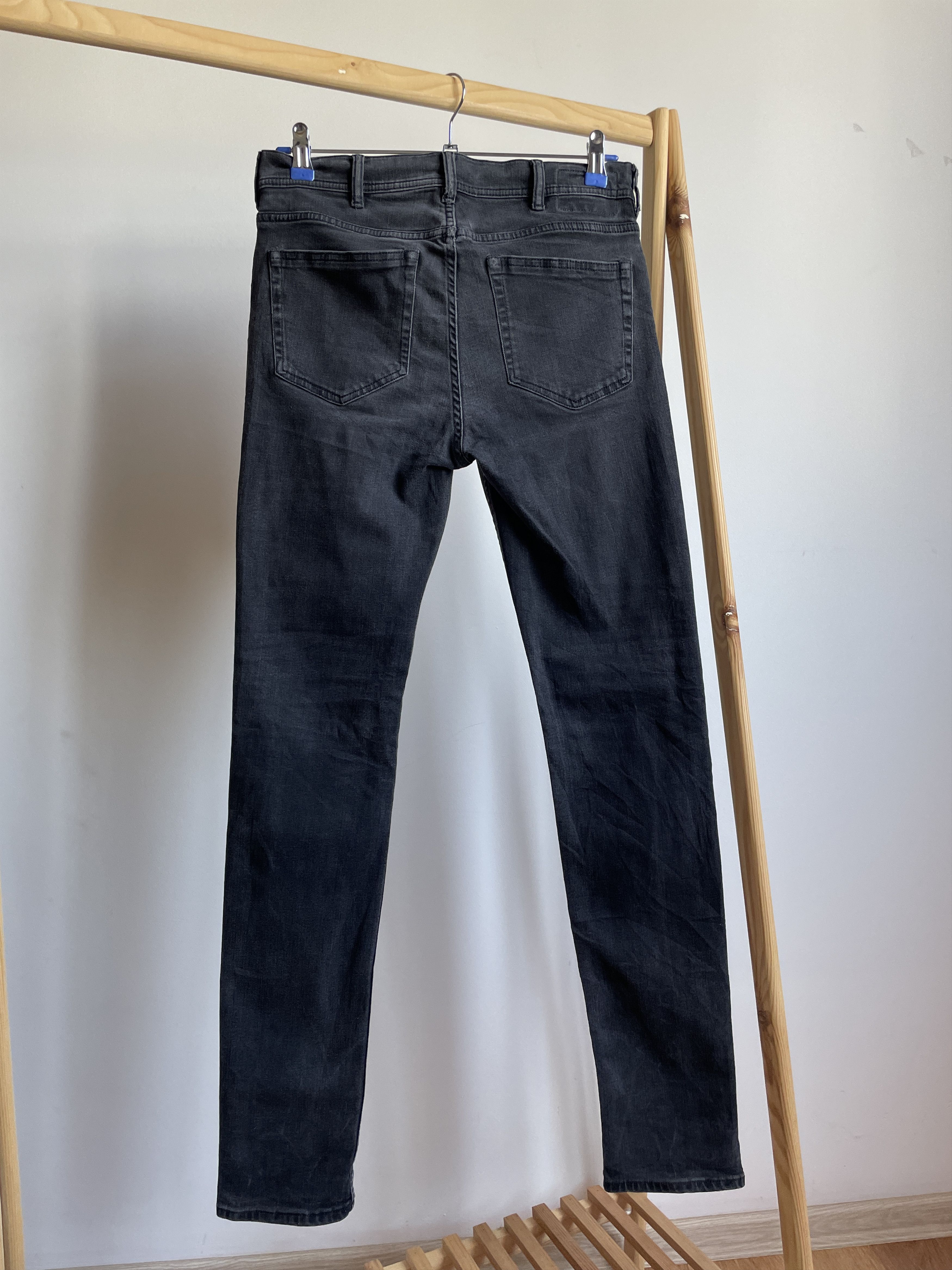 Acne Studios Acne Studios Bla Konst Womens North Used Black Skinny Denim Size 29" - 2 Thumbnail