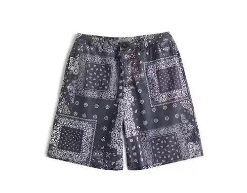 Other 21SS Tokyo Union Navy Blue Bandana Paisley Aloha Shorts Size US 32 / EU 48 - 1 Thumbnail