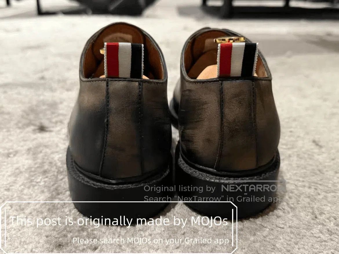Thom Browne Sz 7.5 Thom Browne Fading Brown Back Stripe Derby. Size US 7.5 / EU 40-41 - 5 Thumbnail