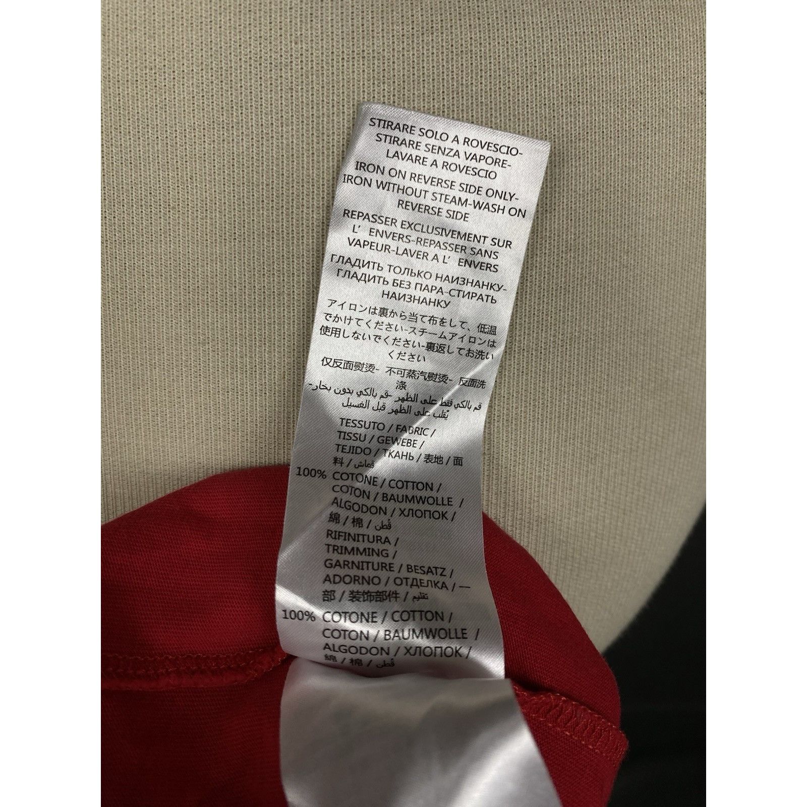 Alexander McQueen Alexander McQueen Big Logo McQ Men's Red T-Shirt Size L Size US L / EU 52-54 / 3 - 12 Thumbnail