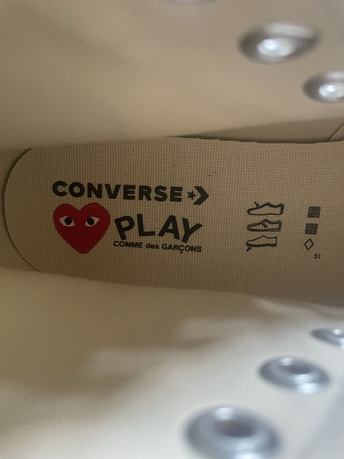 Comme des Garcons PLAY Chuck Taylor Size US 9.5 / IT 39.5 - 8 Thumbnail