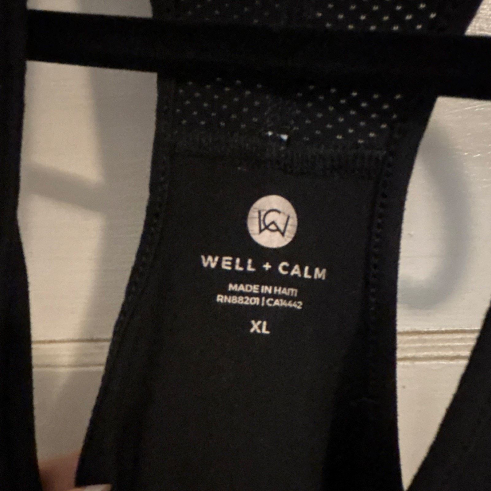 & Other Stories WELL + CALM Women's Black Racerback Mesh Tank Top XL Size XXL / US 16-18 / IT 52-54 - 3 Thumbnail