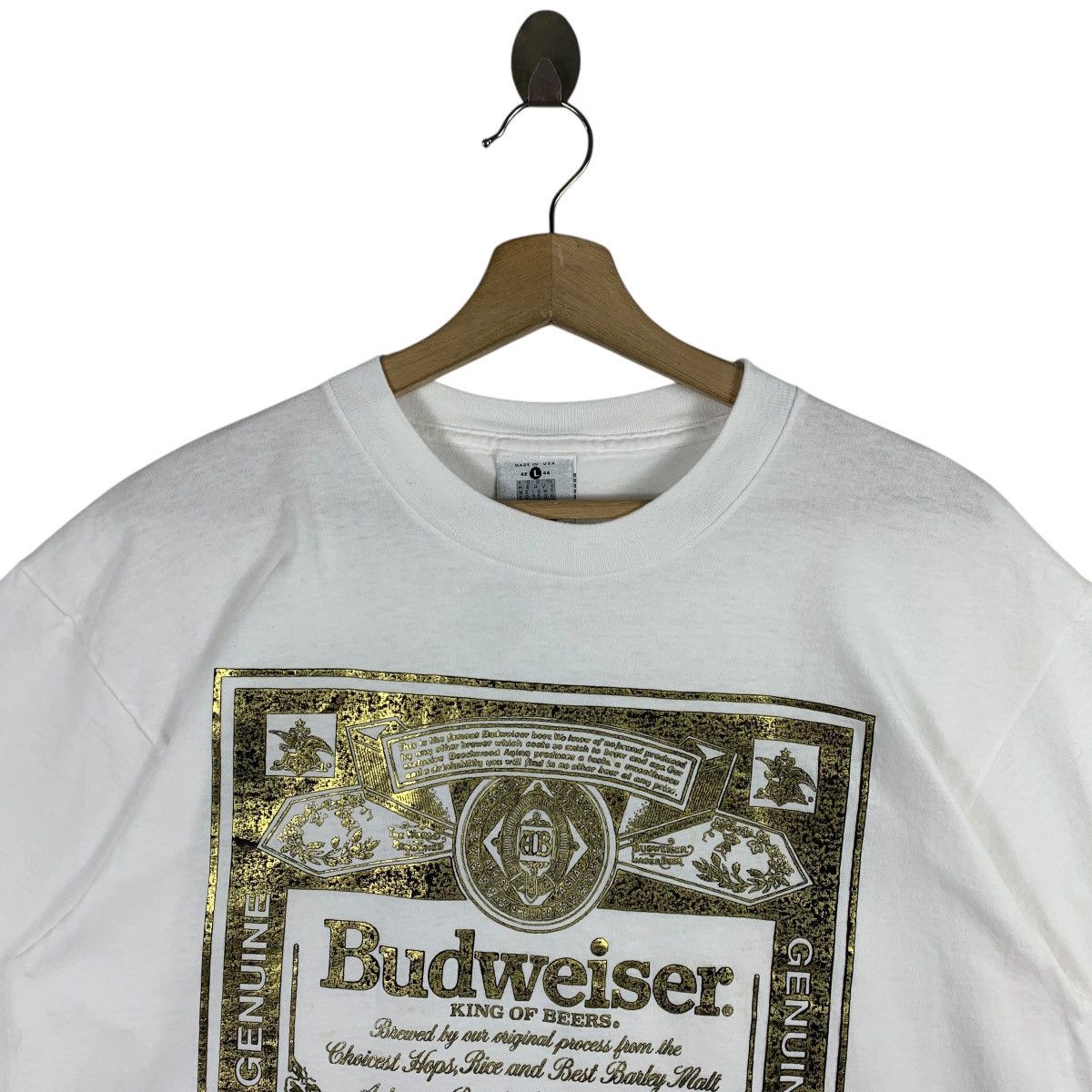 Budweiser × Vintage Vintage BUDWEISER big print tee Size US L / EU 52-54 / 3 - 2 Thumbnail